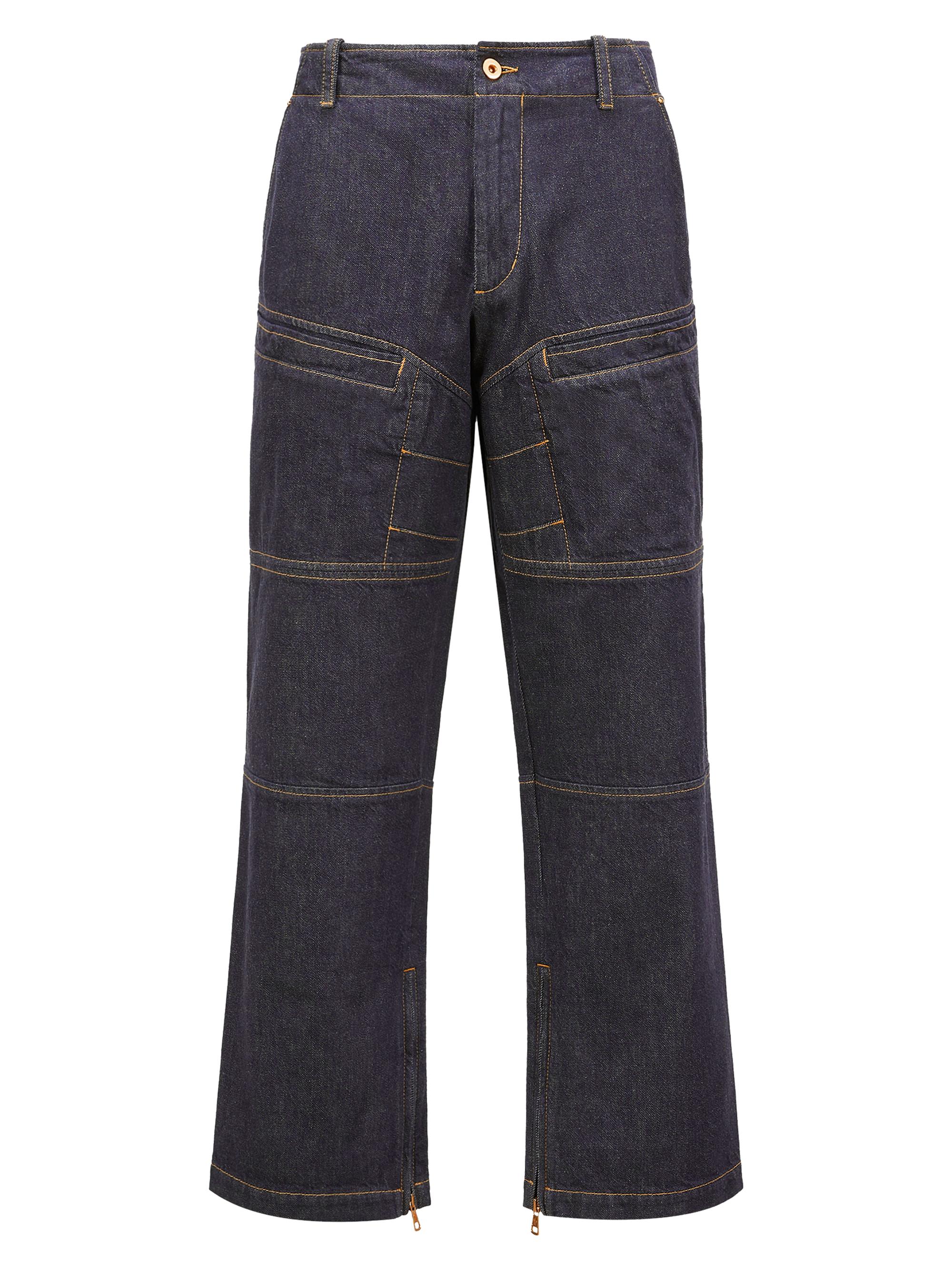 Moncler Genius Men's Moncler x Mercedes-Benz by Nigo Jeans in Denim - Denim Blue