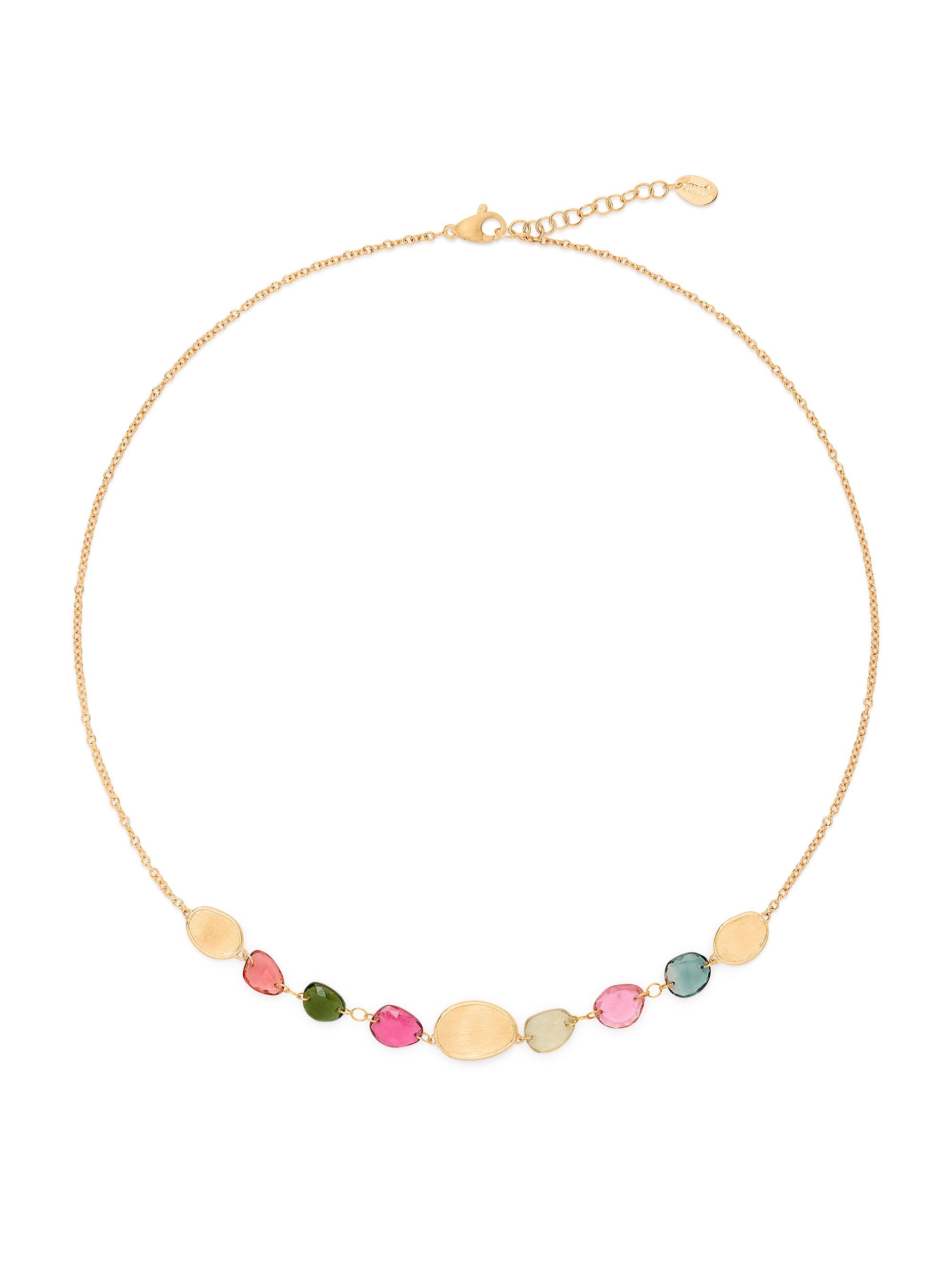 Marco Bicego Women's Lunaria Color 18K Yellow Gold & Tourmaline Necklace - Yellow Gold