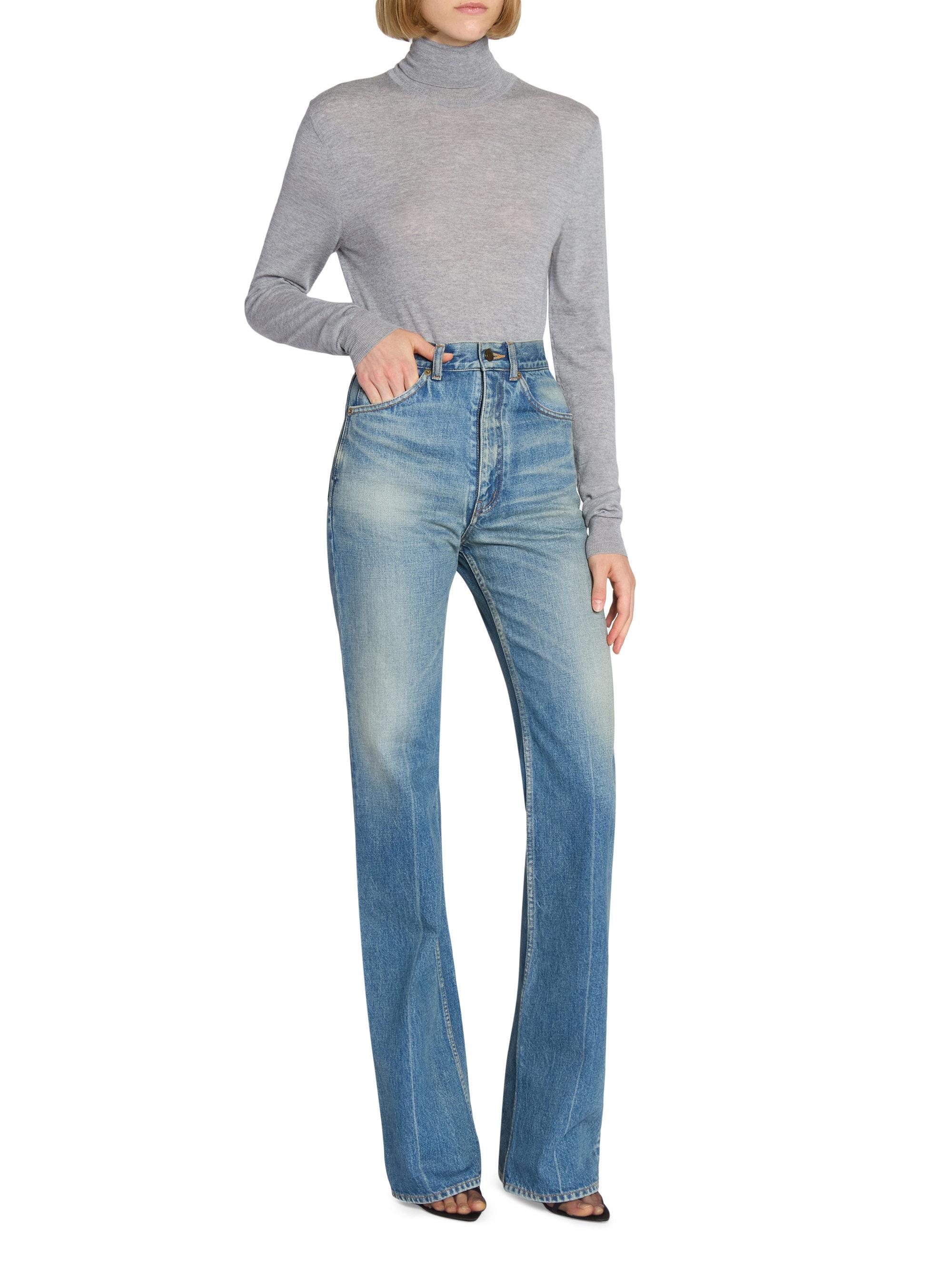 Saint Laurent 70's Authentic Medium Denim Jeans | Saks Fifth Avenue