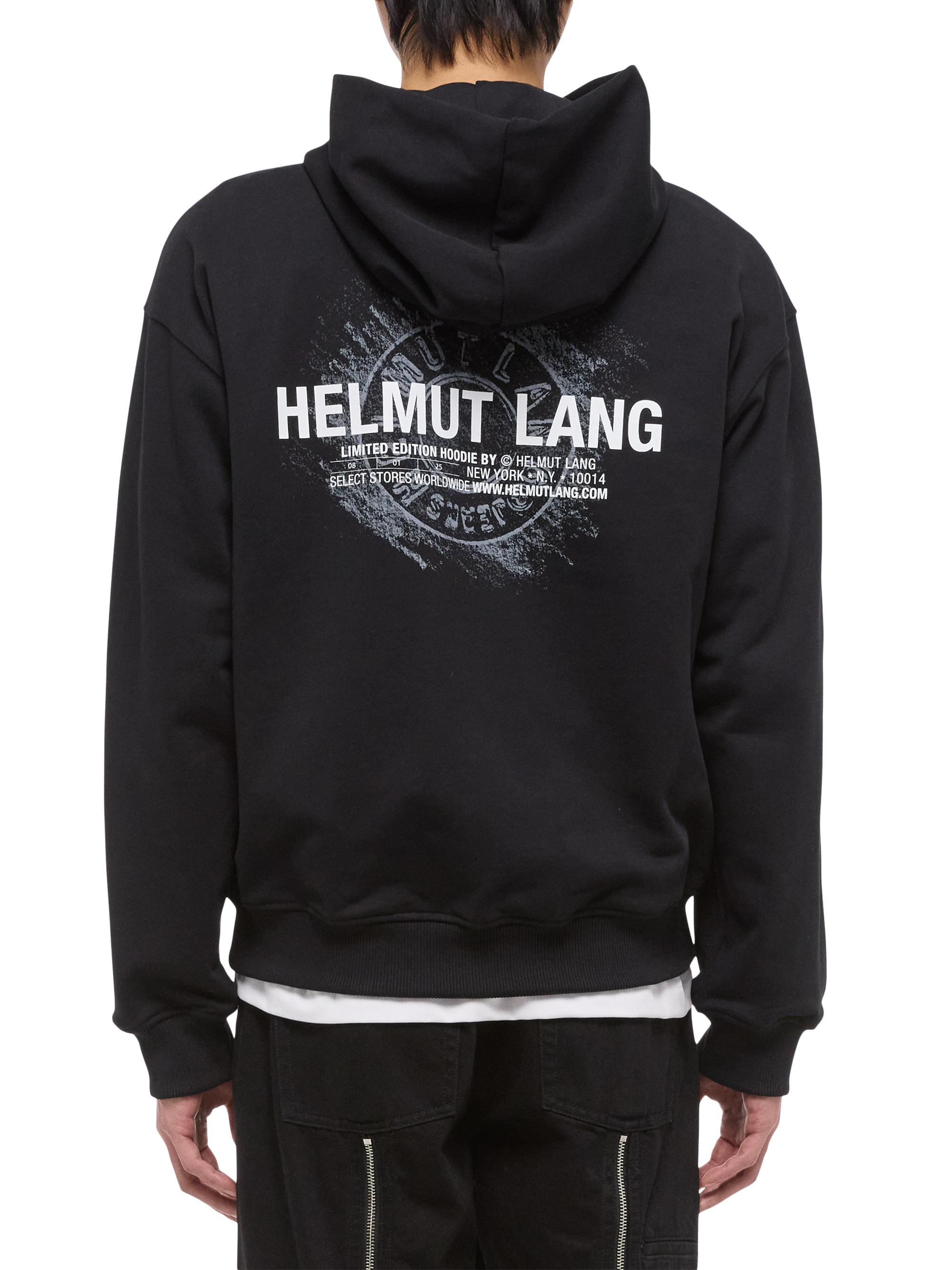 Helmut Lang Sketch Compact Cotton Hoodie | Saks Fifth Avenue