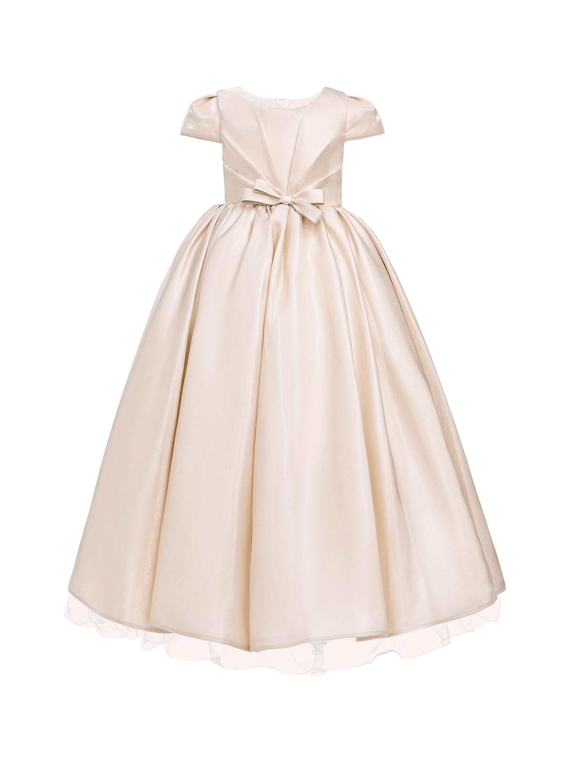 Tulleen Little Girl's & Girl's Brea Dress - White