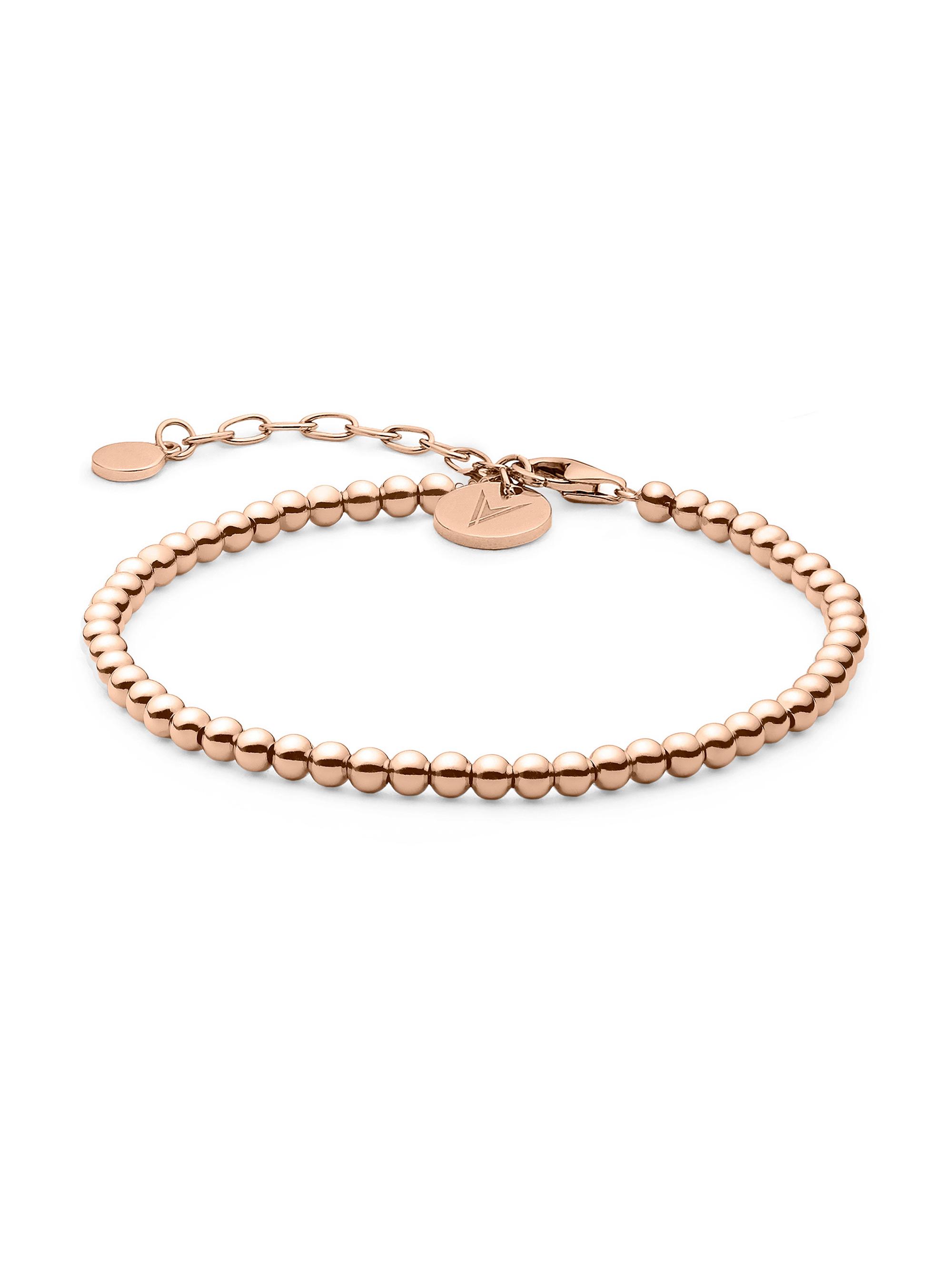 Vincero Women's The Beaded Bracelet - Rose Gold