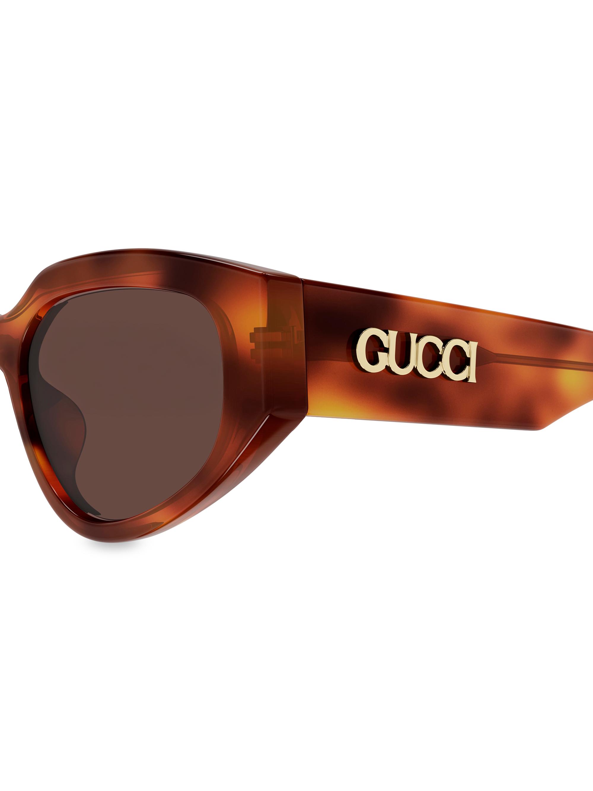 Gucci Miami 55MM Cat-Eye Sunglasses