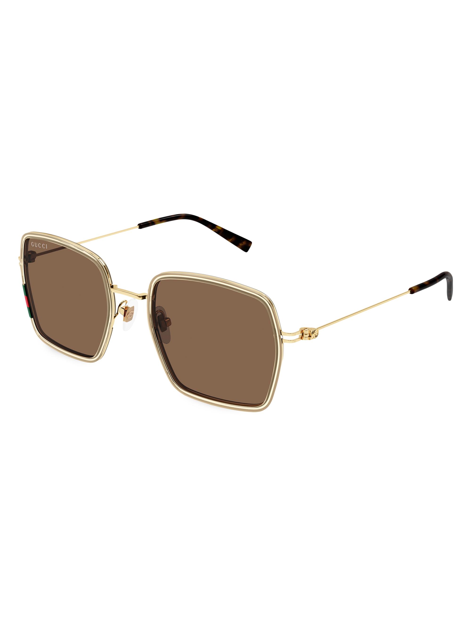 Gucci Subtle Web 60MM Square Sunglasses | Saks Fifth Avenue
