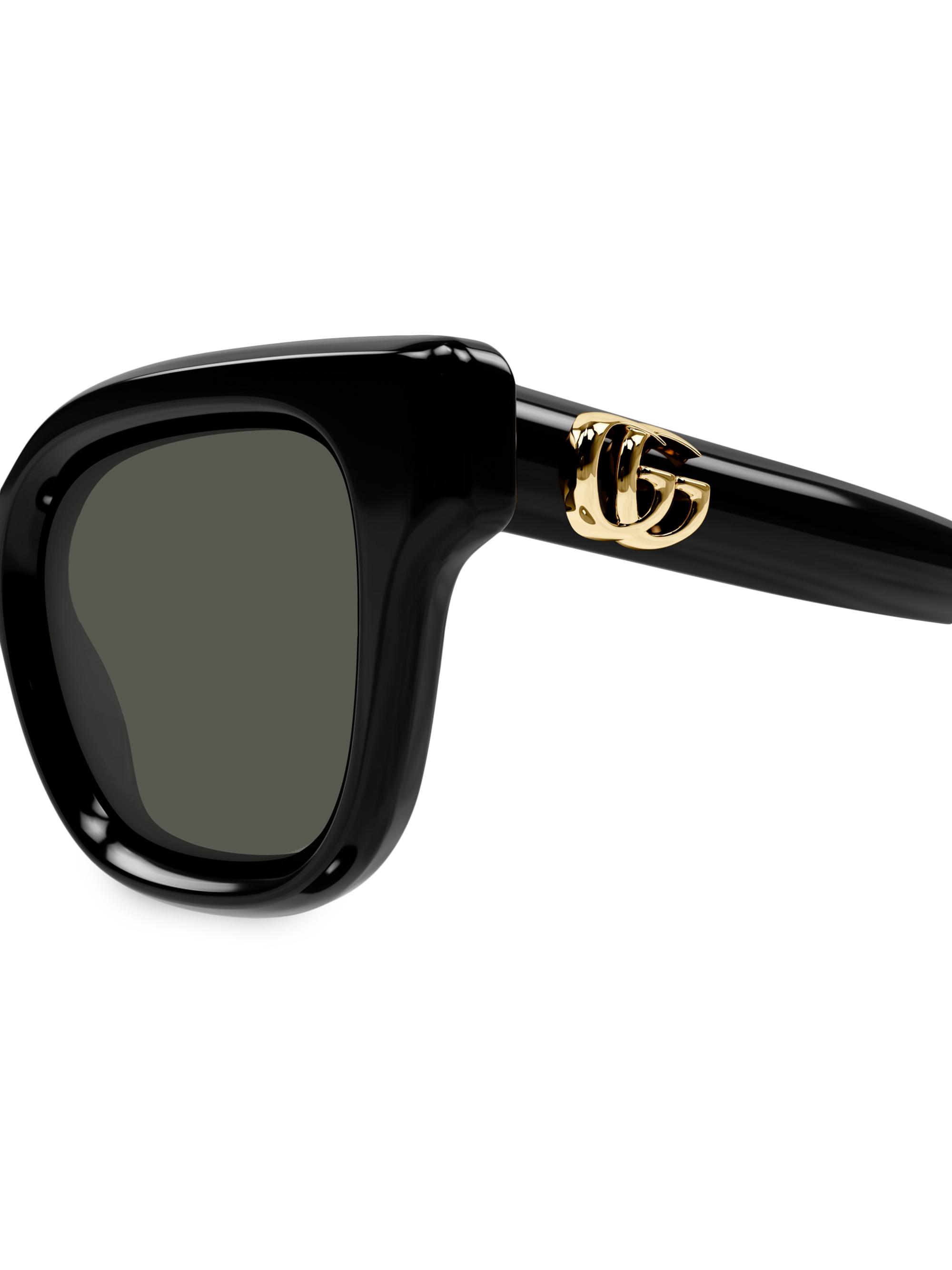Gucci GG Bag 49MM Round Sunglasses | Saks Fifth Avenue