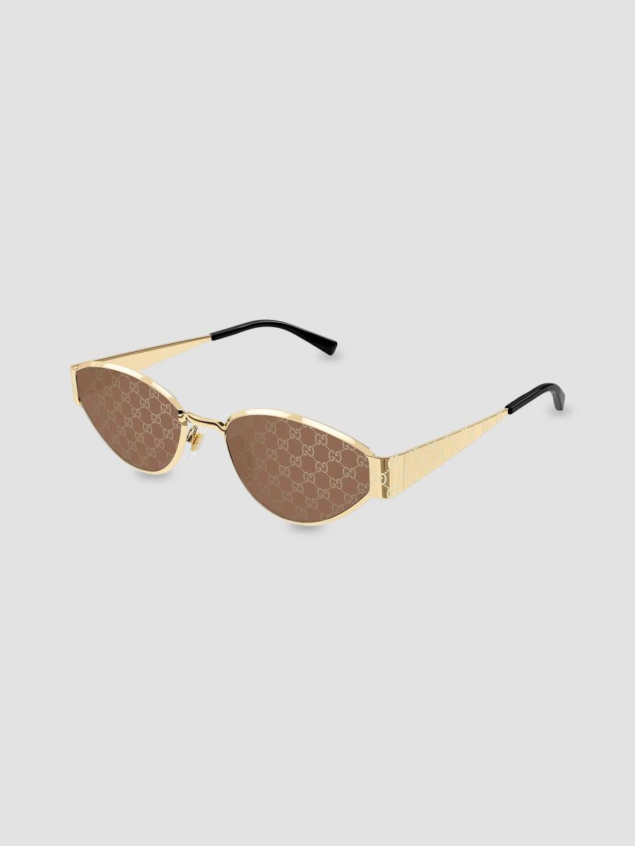 Gucci Guccissima 55MM Geometric Sunglasses | Saks Fifth Avenue