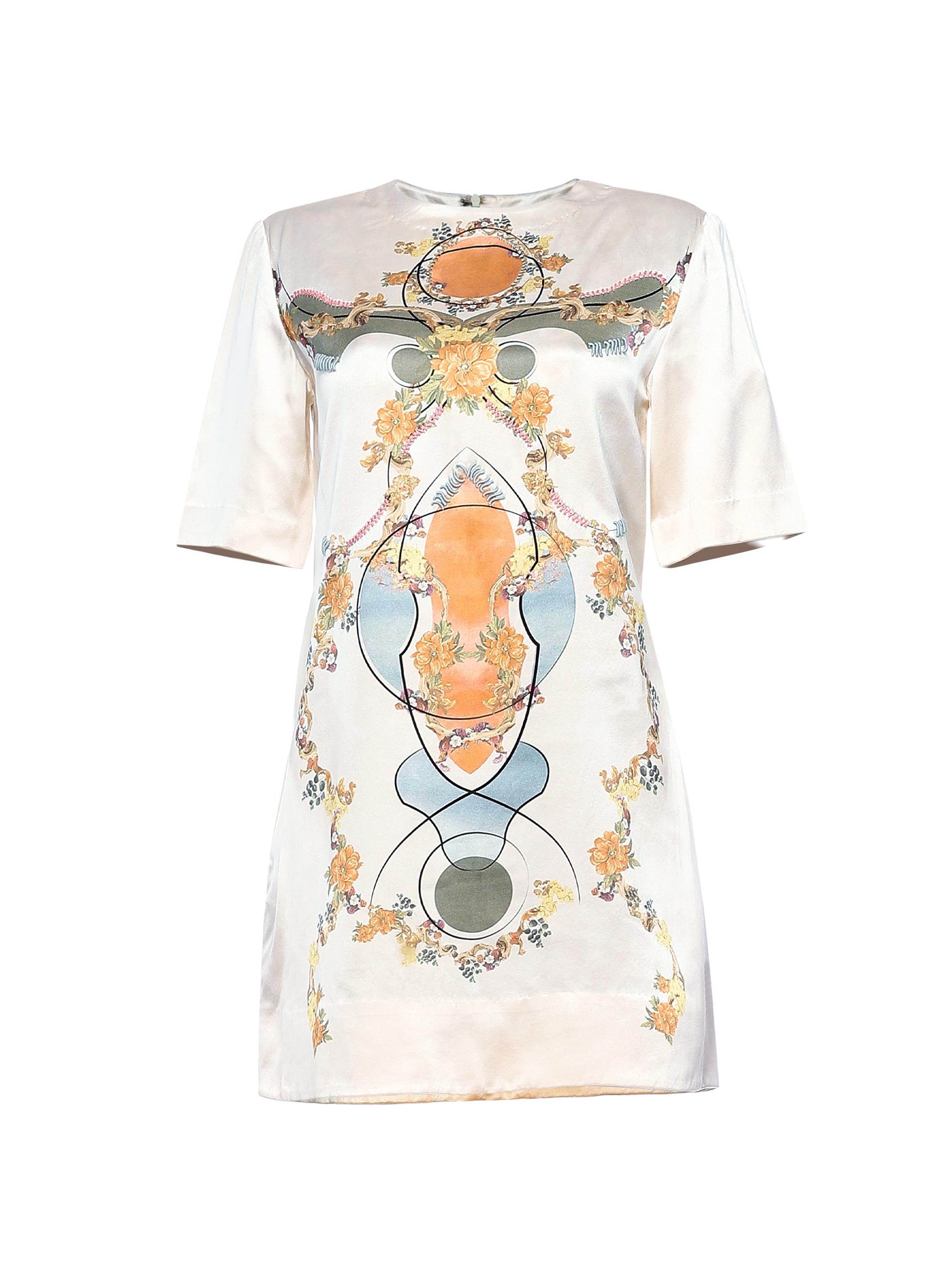 AKOK Anamika Khanna Women's Floral Silk Minidress