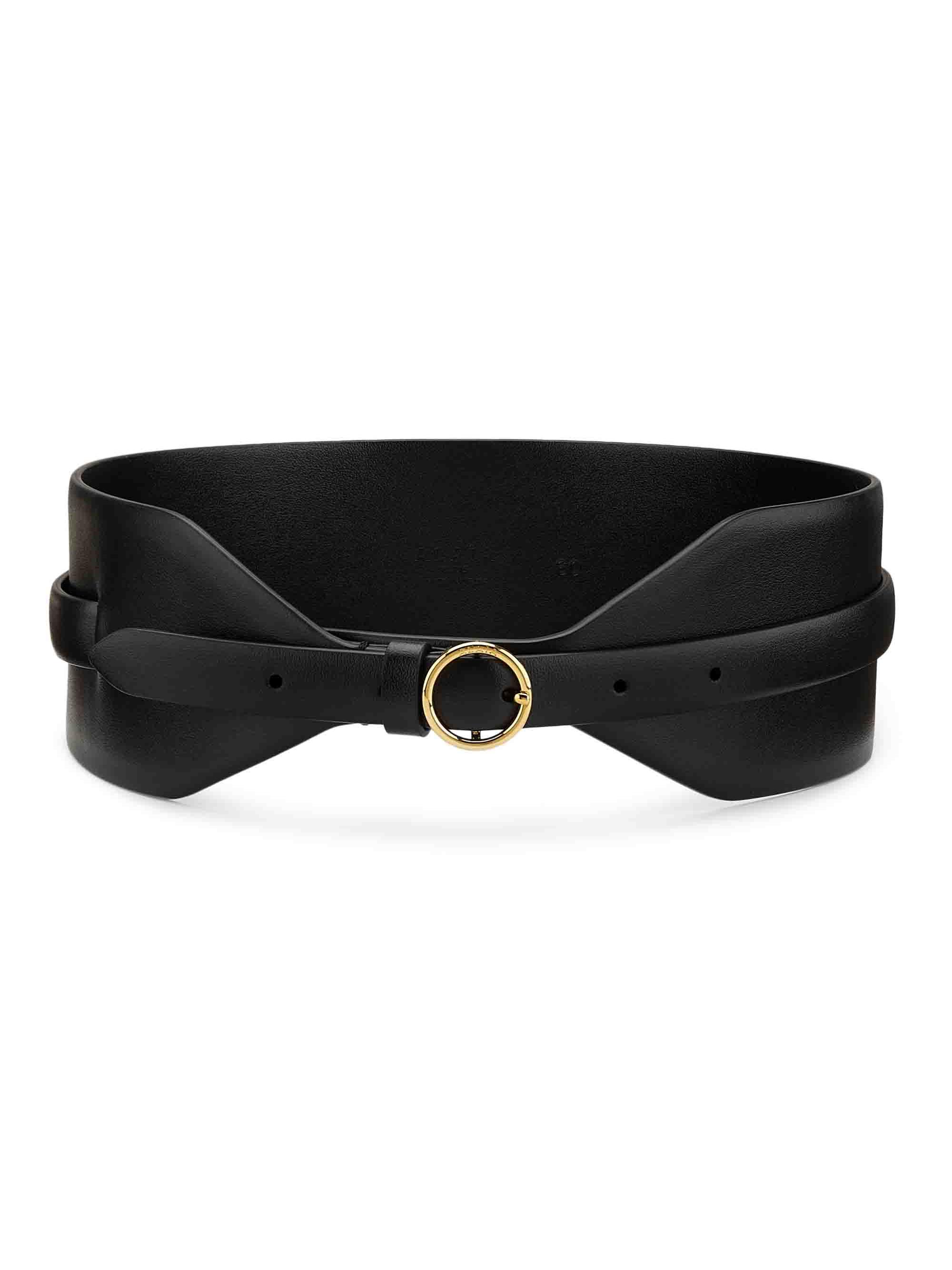 美品　ALAIA　アライア　スタッズ　エンベリッシュ　レザー　ベルト　75 Alaïa Double Large Leather Belt | Saks Fifth Avenue