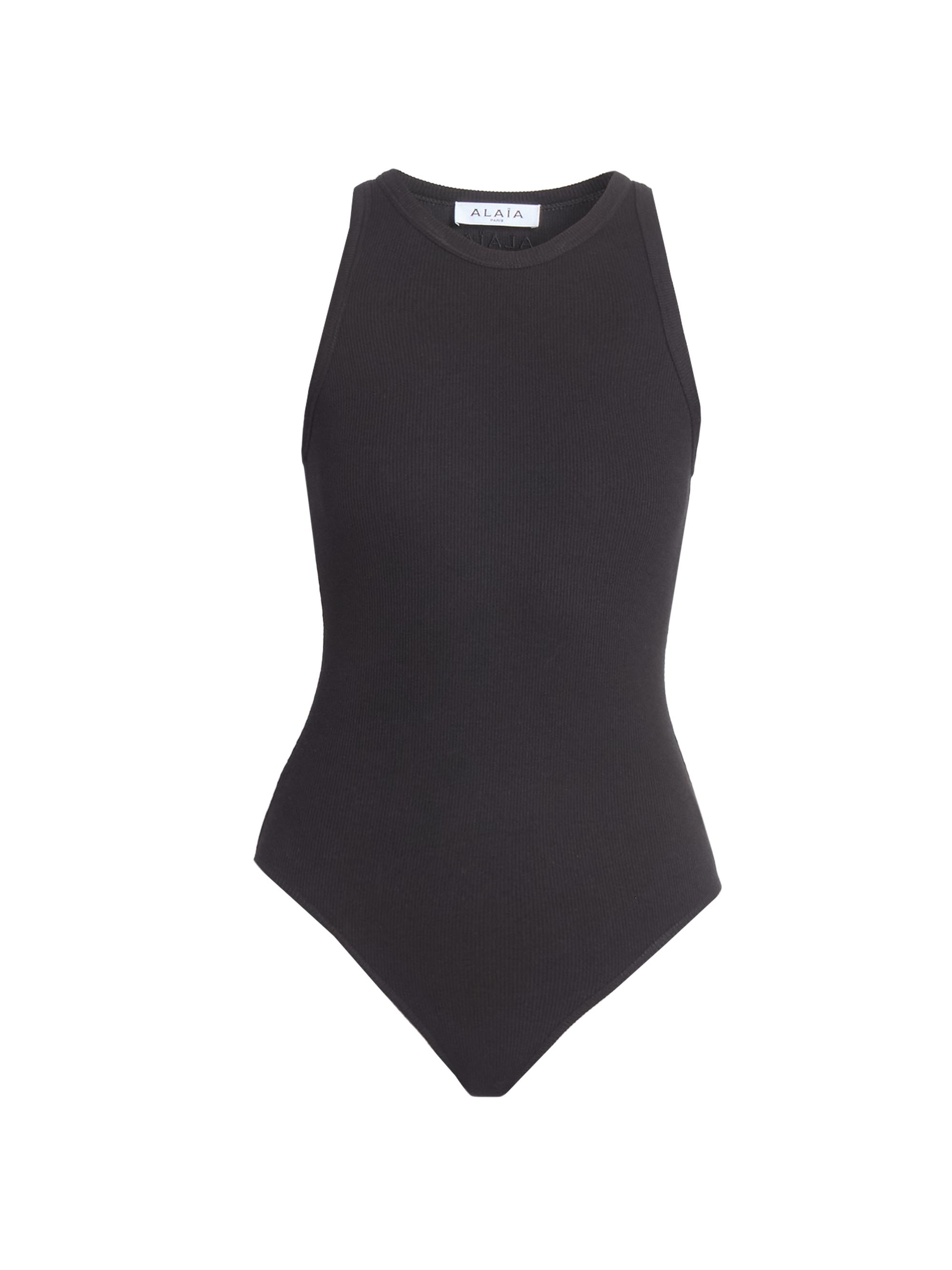 Alaïa Women's Halter Bodysuit - Noir Alaia