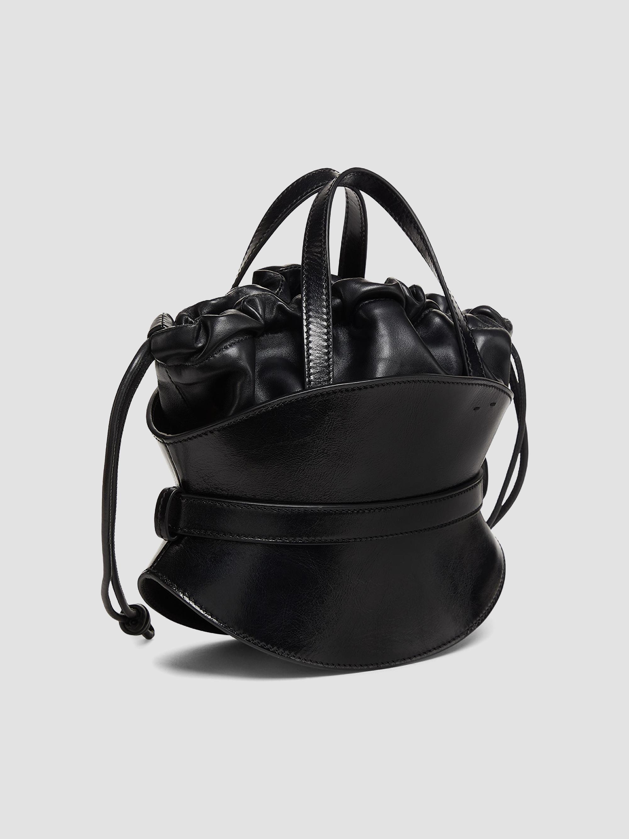 Balmain Mini Shuffle Leather Top Handle Bag | Saks Fifth Avenue