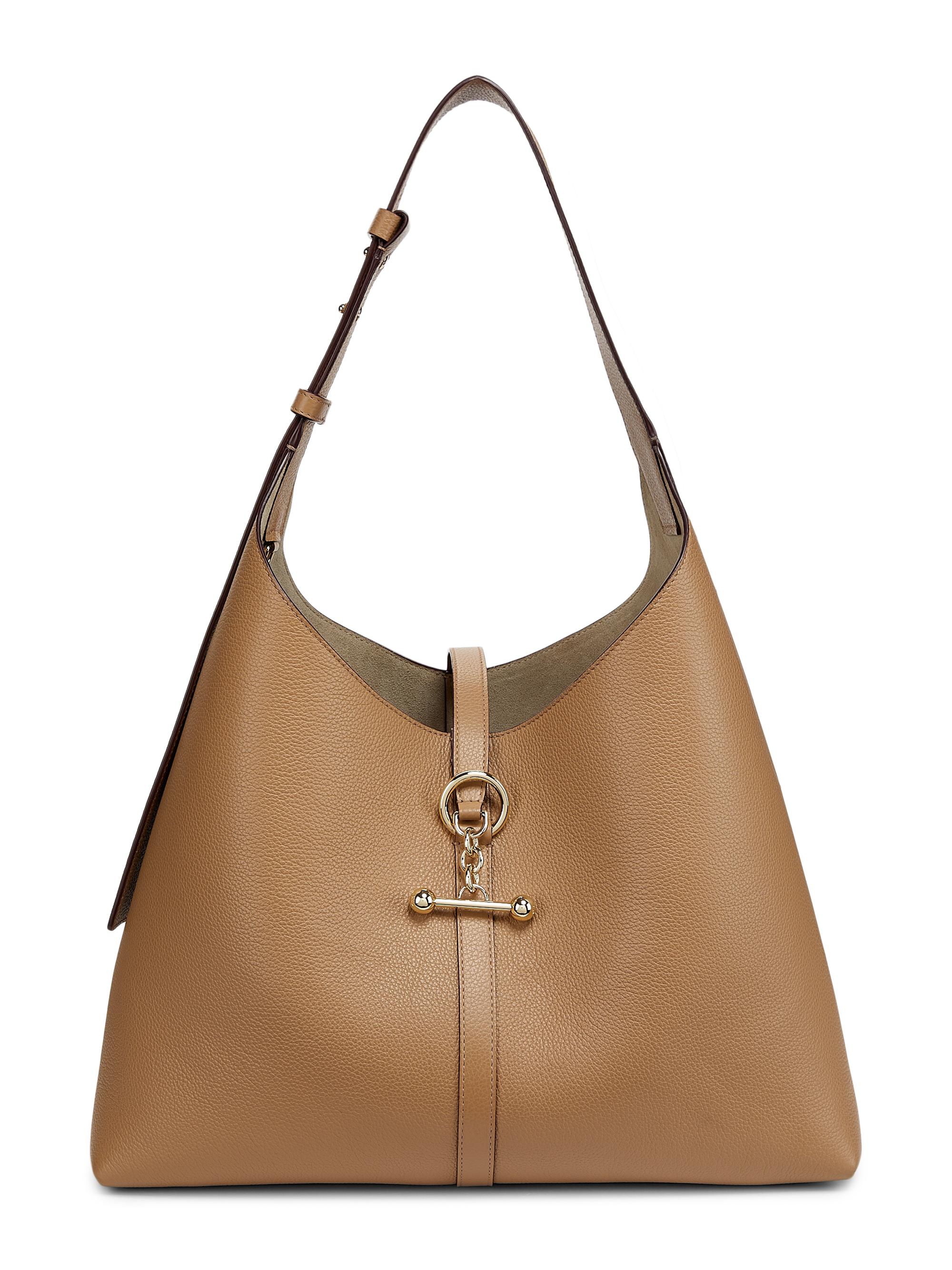 Strathberry Women's Kite Leather Hobo Bag - Caramel