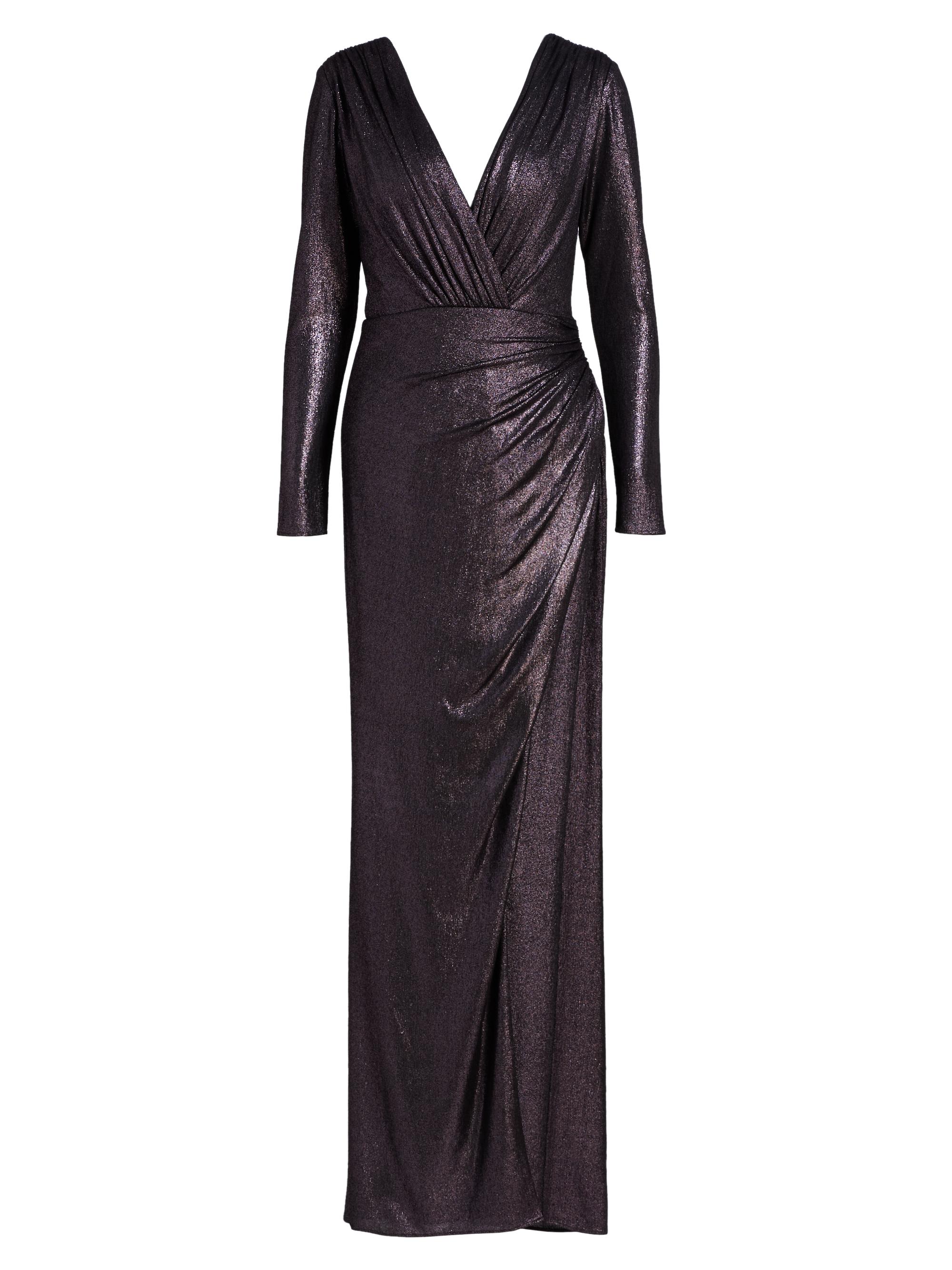 Halston Women's Elyssia Jersey Draped Gown - Amethyst