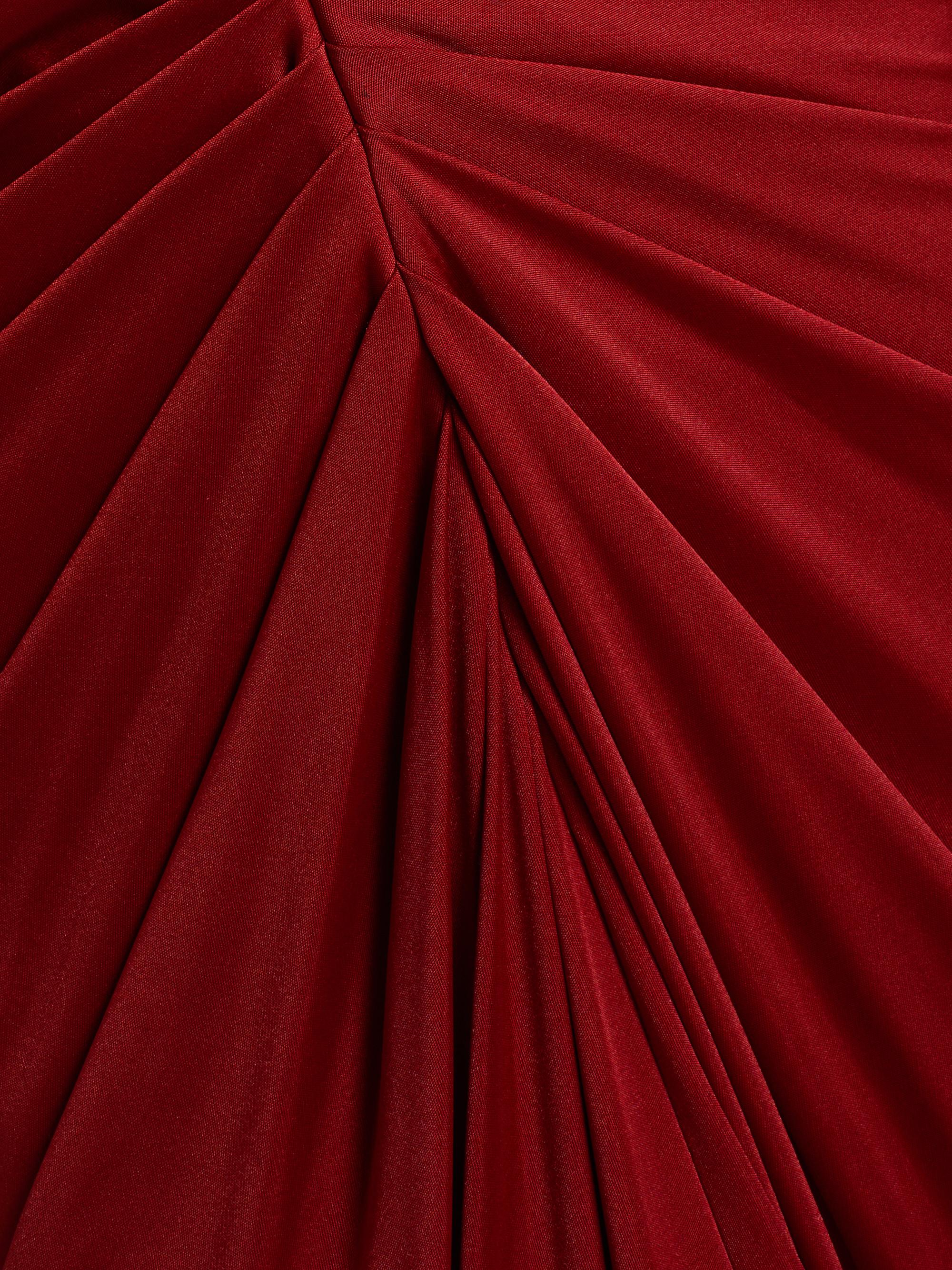 Halston Katrine Mix Media Draped Gown | Saks Fifth Avenue