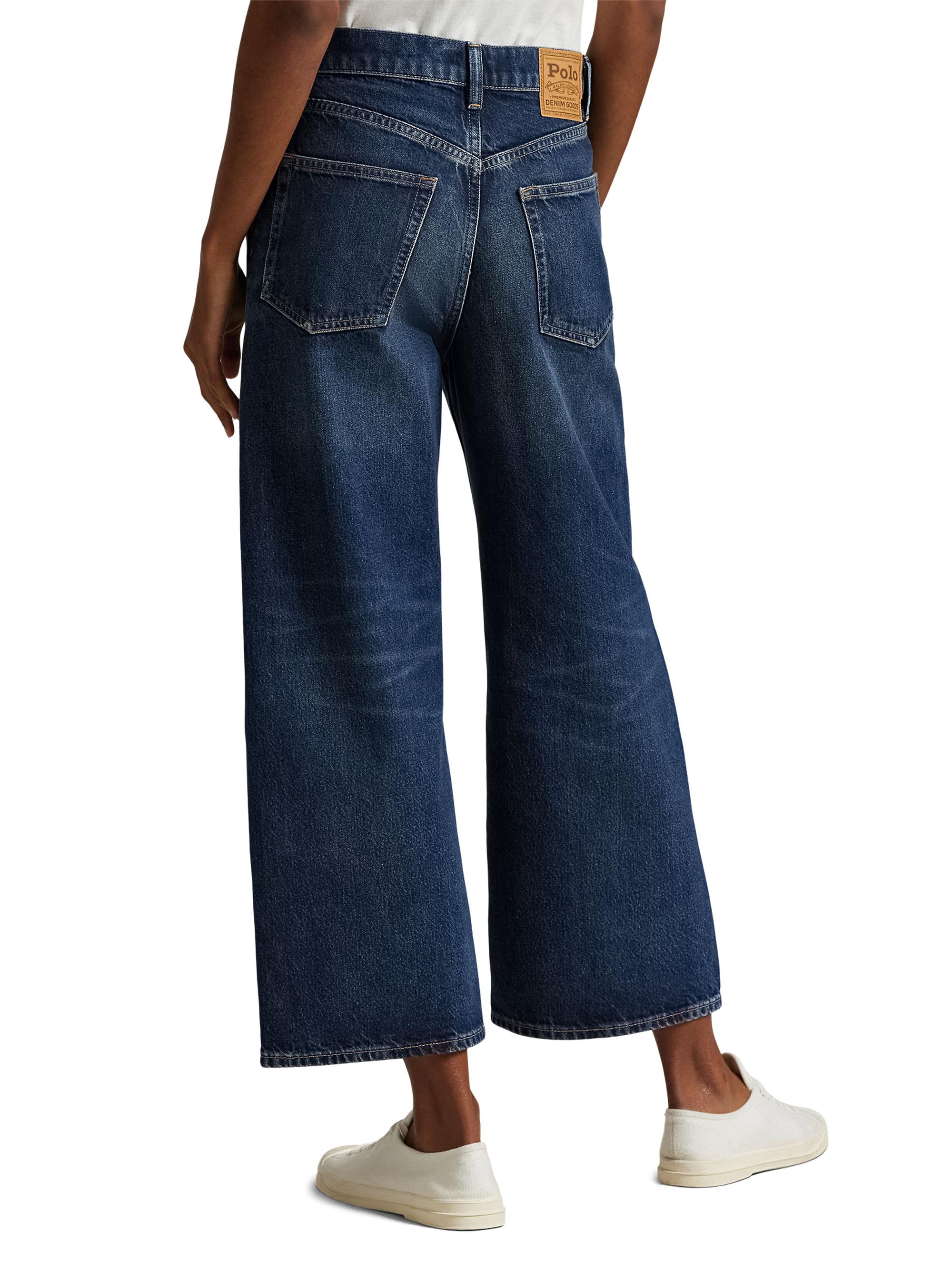 Polo Ralph Lauren High-Rise Wide-Leg Crop Jeans | Saks Fifth Avenue