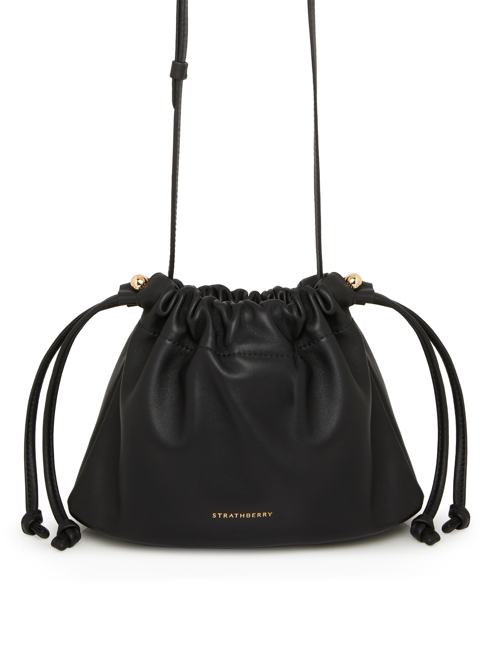 Strathberry Charlotte Midi Leather Drawstring Bag | Saks Fifth Avenue