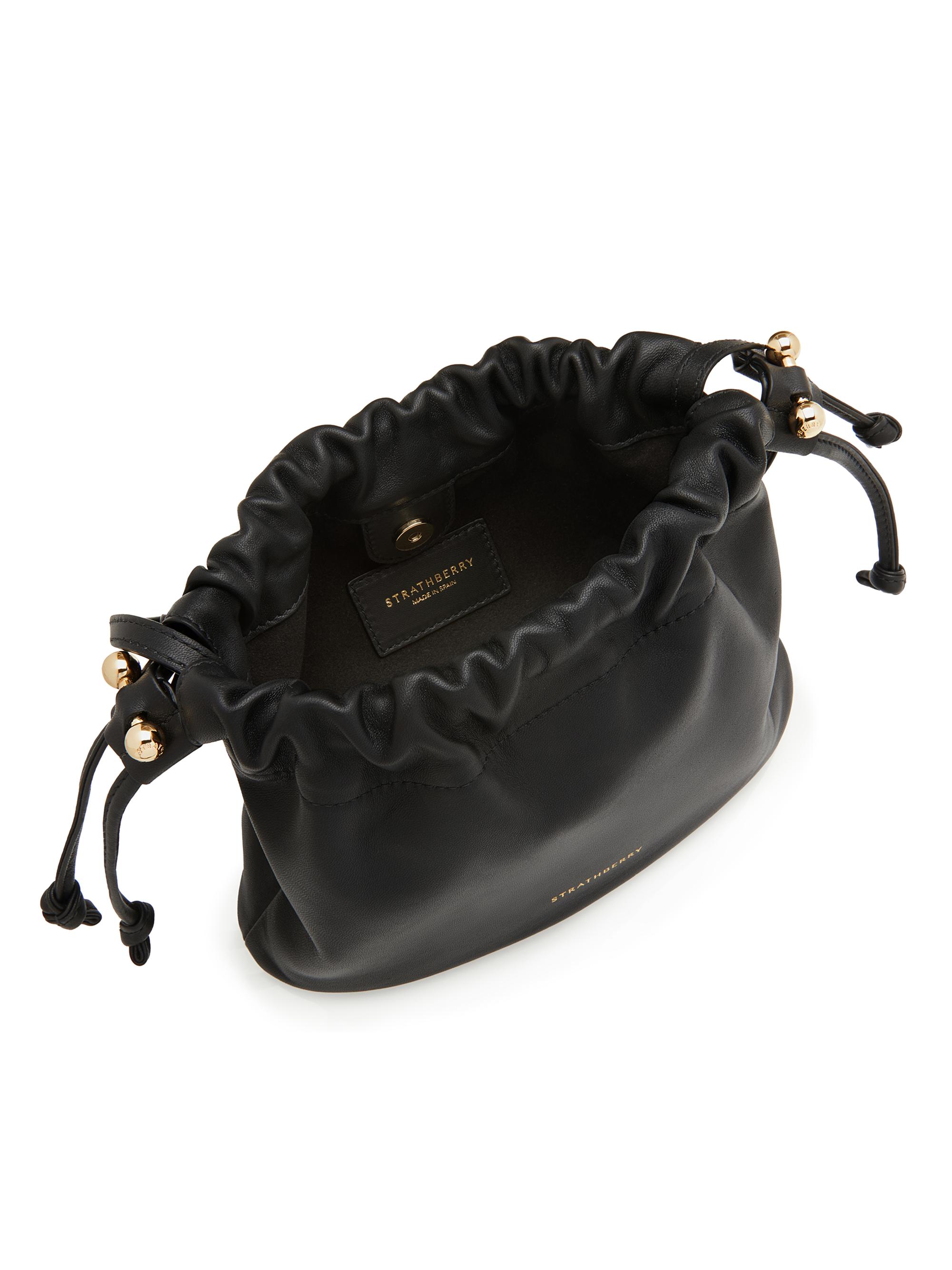 Strathberry Charlotte Midi Leather Drawstring Bag | Saks Fifth Avenue