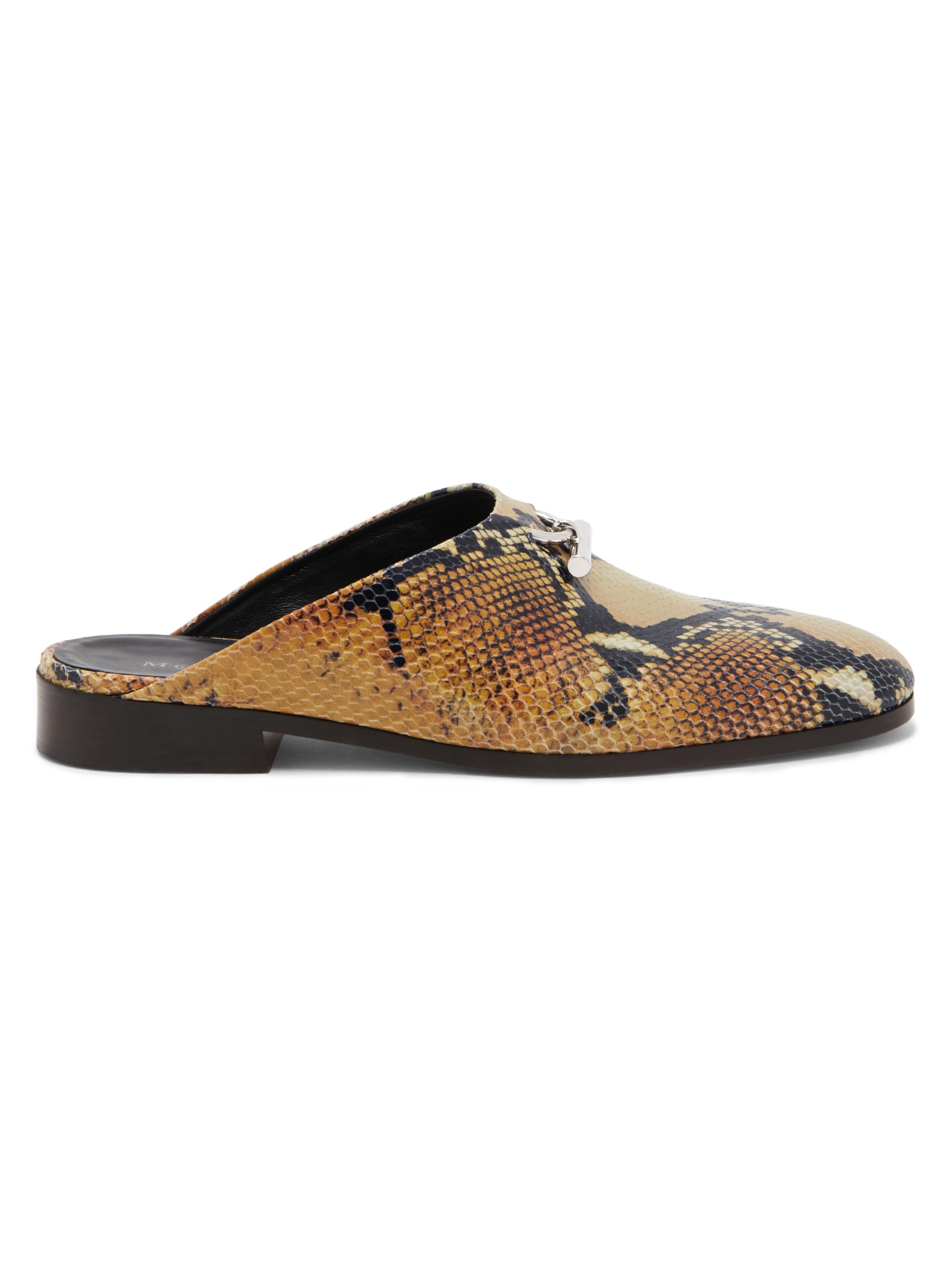 靴 PRADA Python Leather Strap Mules PRADA Python Leather Strap Mules