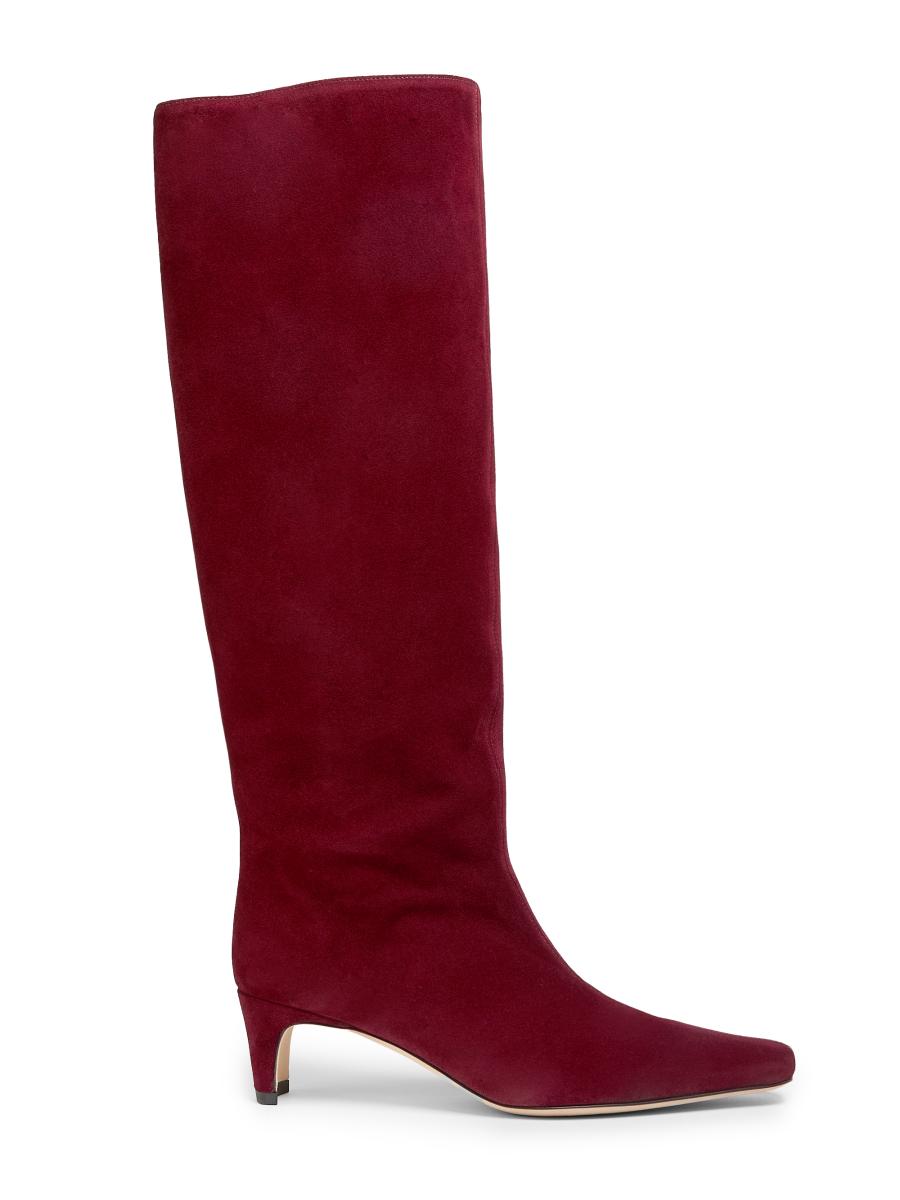 【関税込み】Staud タン Wally スエード ロングブーツ WALLY FLAT BOOT TAN SUEDE
