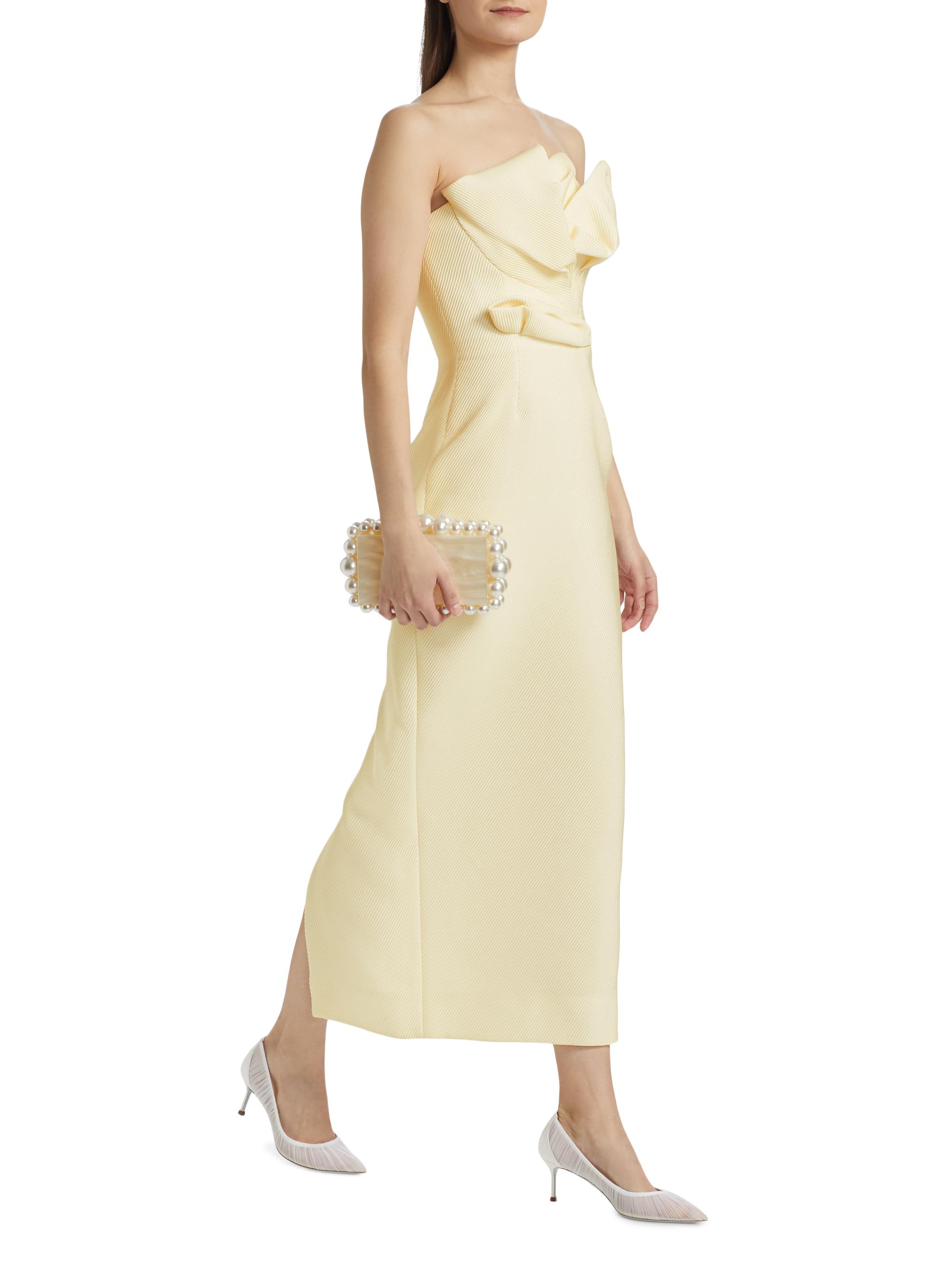 Lela Rose Tulip Bandeau Sheath Dress | Saks Fifth Avenue
