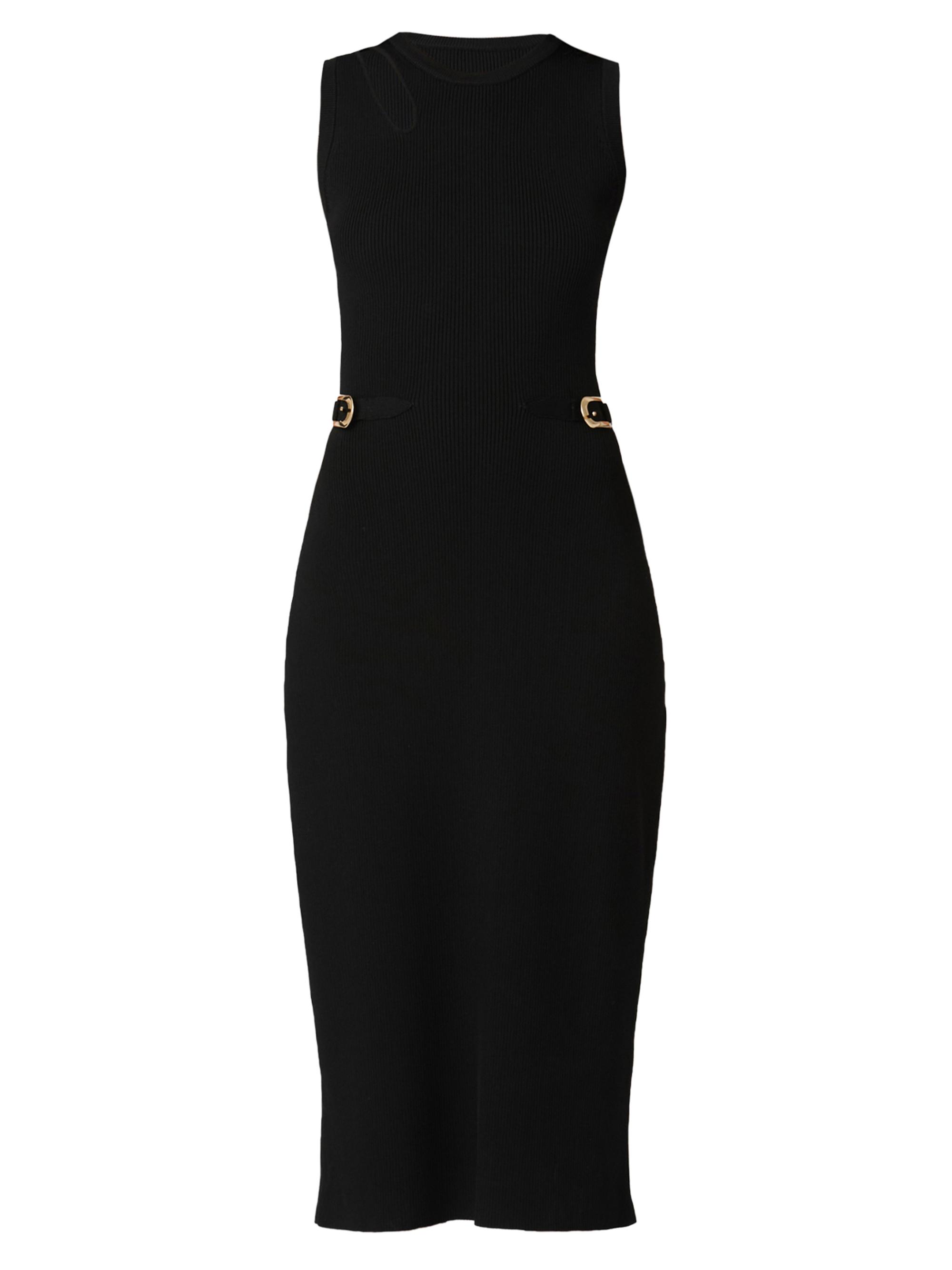 frilly black dress Paige Ruffle Maxi Dress