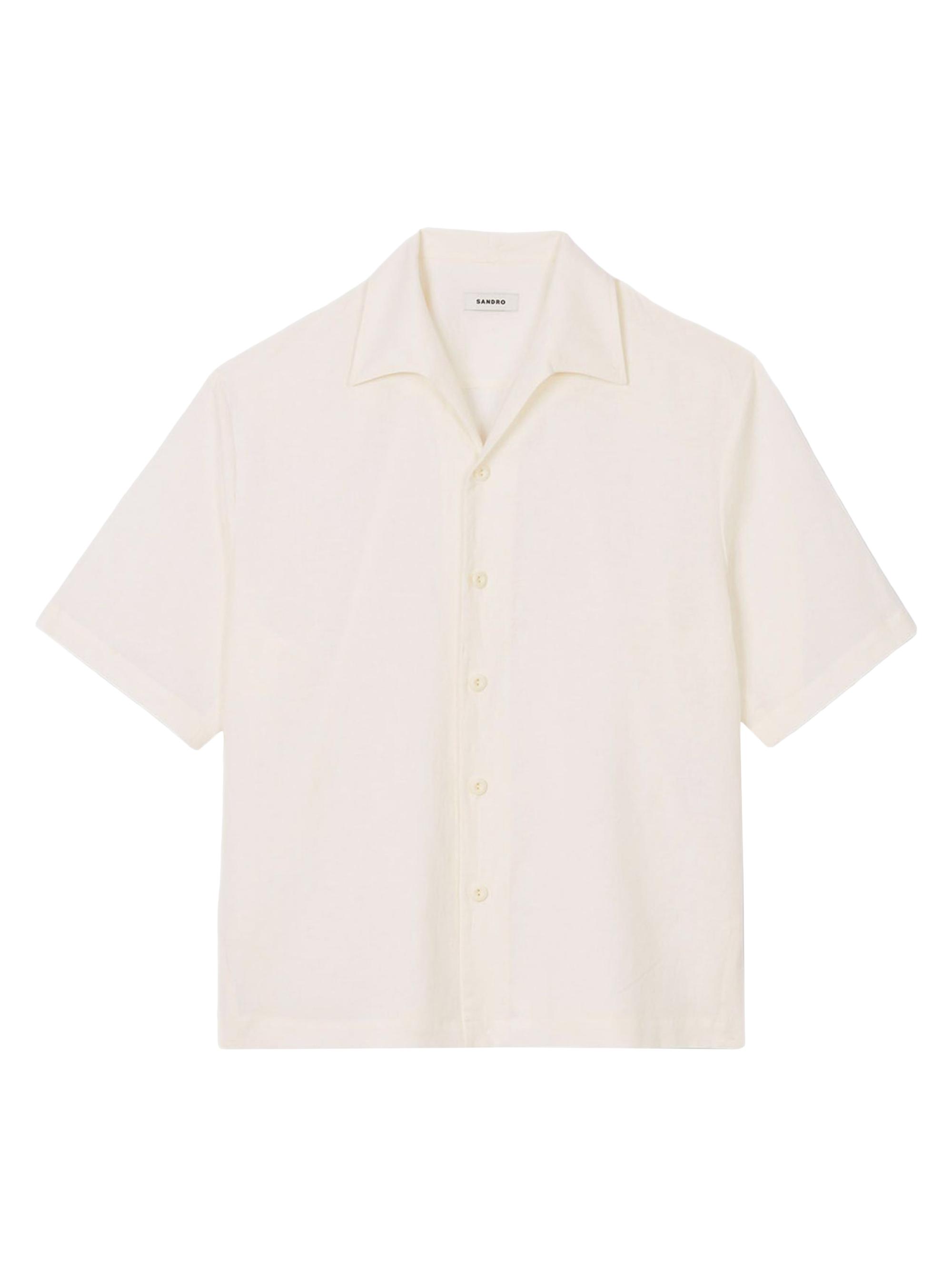 Sandro Men's Cotton and Linen Shirt -