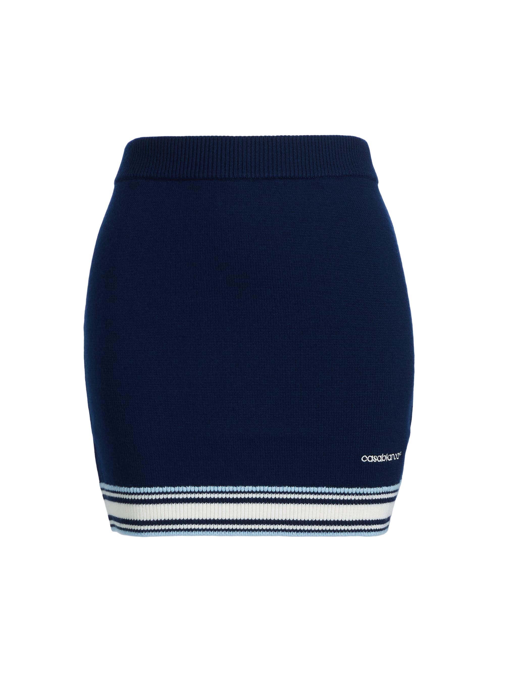 Casablanca Women's Tennis Miniskirt - Blue