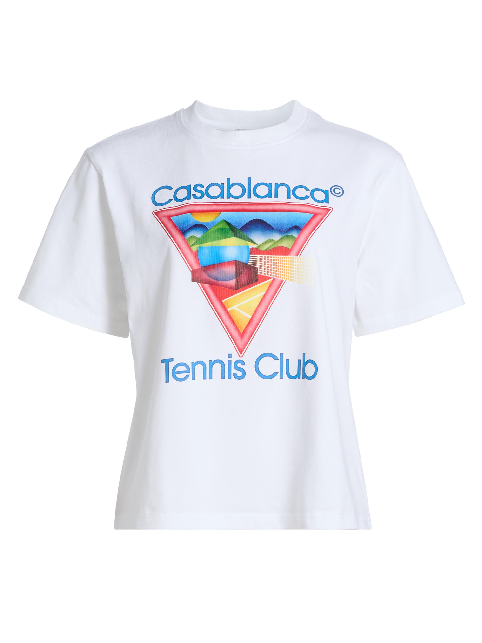 Casablanca Women's Tennis Club Icon Graphic T-Shirt - Tennis Club Icon