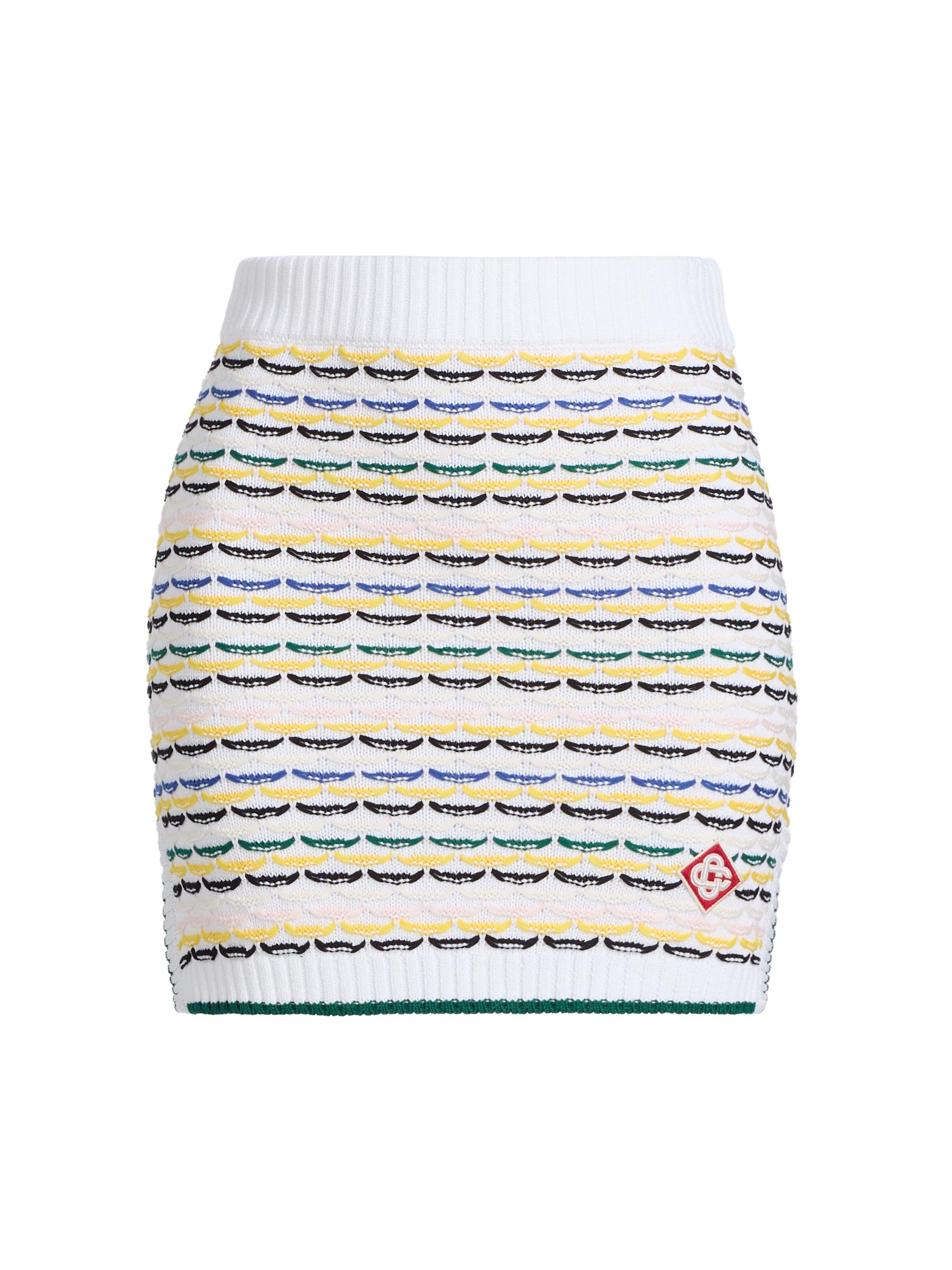 Casablanca Women's Tuck Stitch Miniskirt