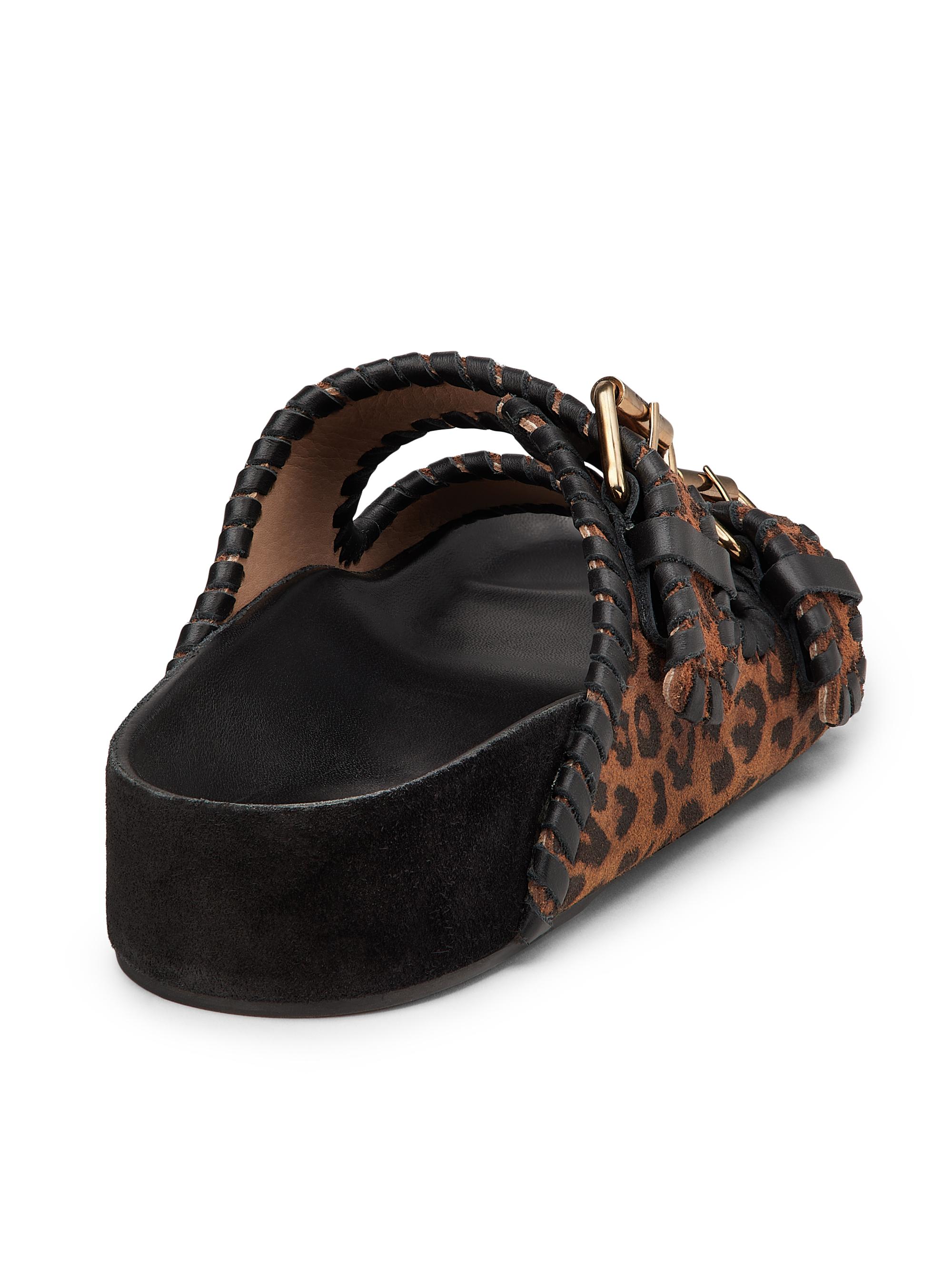 Lennyo Sandals in Hazelnut Suede