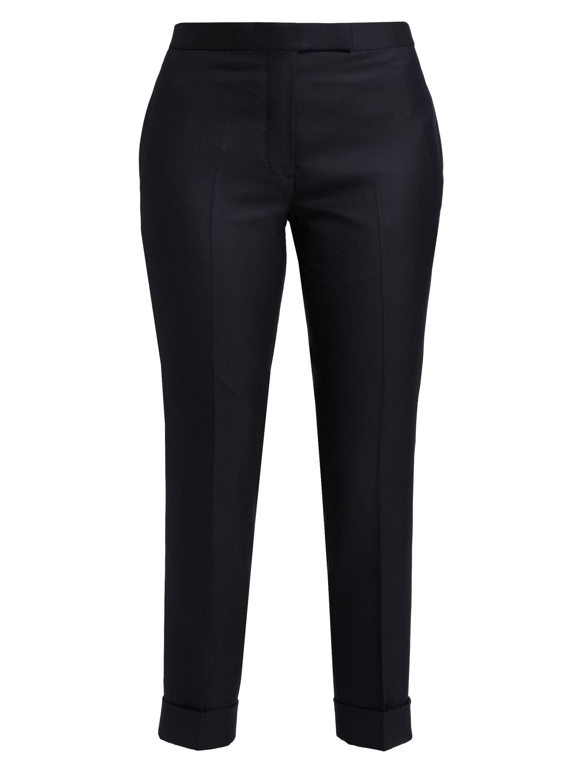Thom Browne Women's Low-Rise Skinny Trousers - Navy
