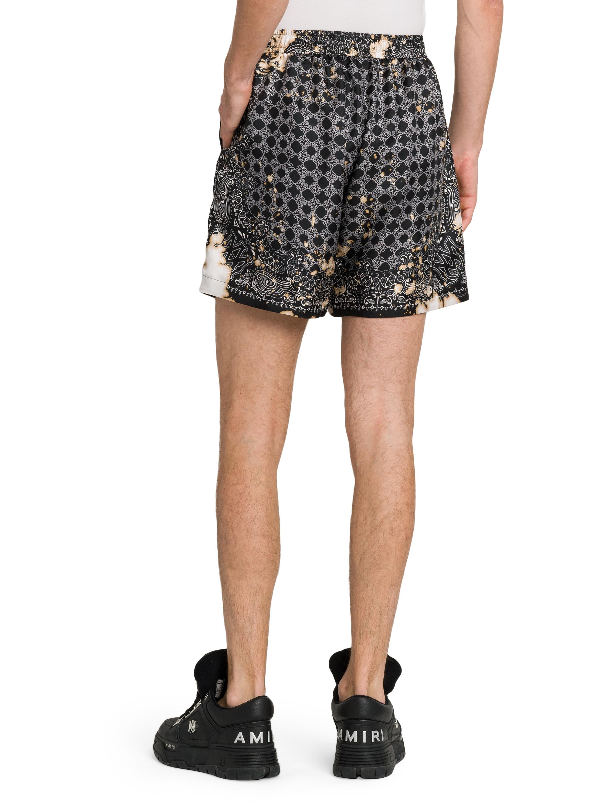 Amiri Bleach Bandana Silk Drawstring Shorts | Saks Fifth Avenue