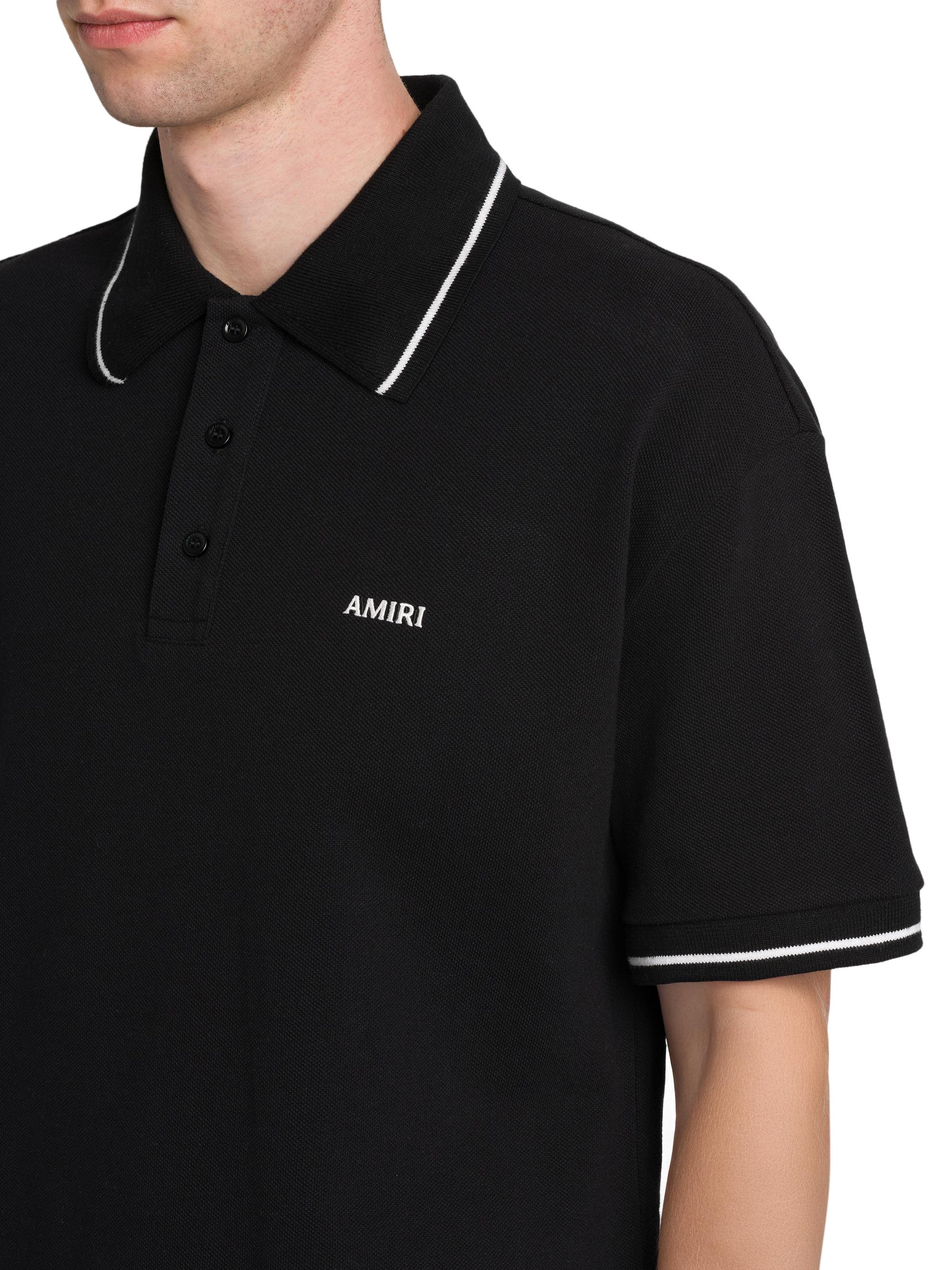 Amiri Logo Cotton Polo Shirt | Saks Fifth Avenue