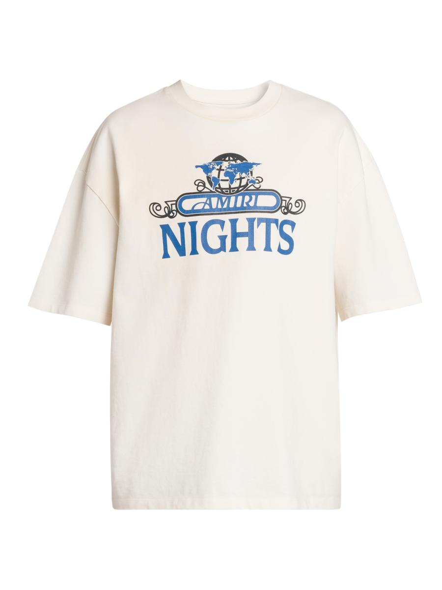 Amiri Amiri Nights Cotton Oversized Crewneck T-Shirt | Saks