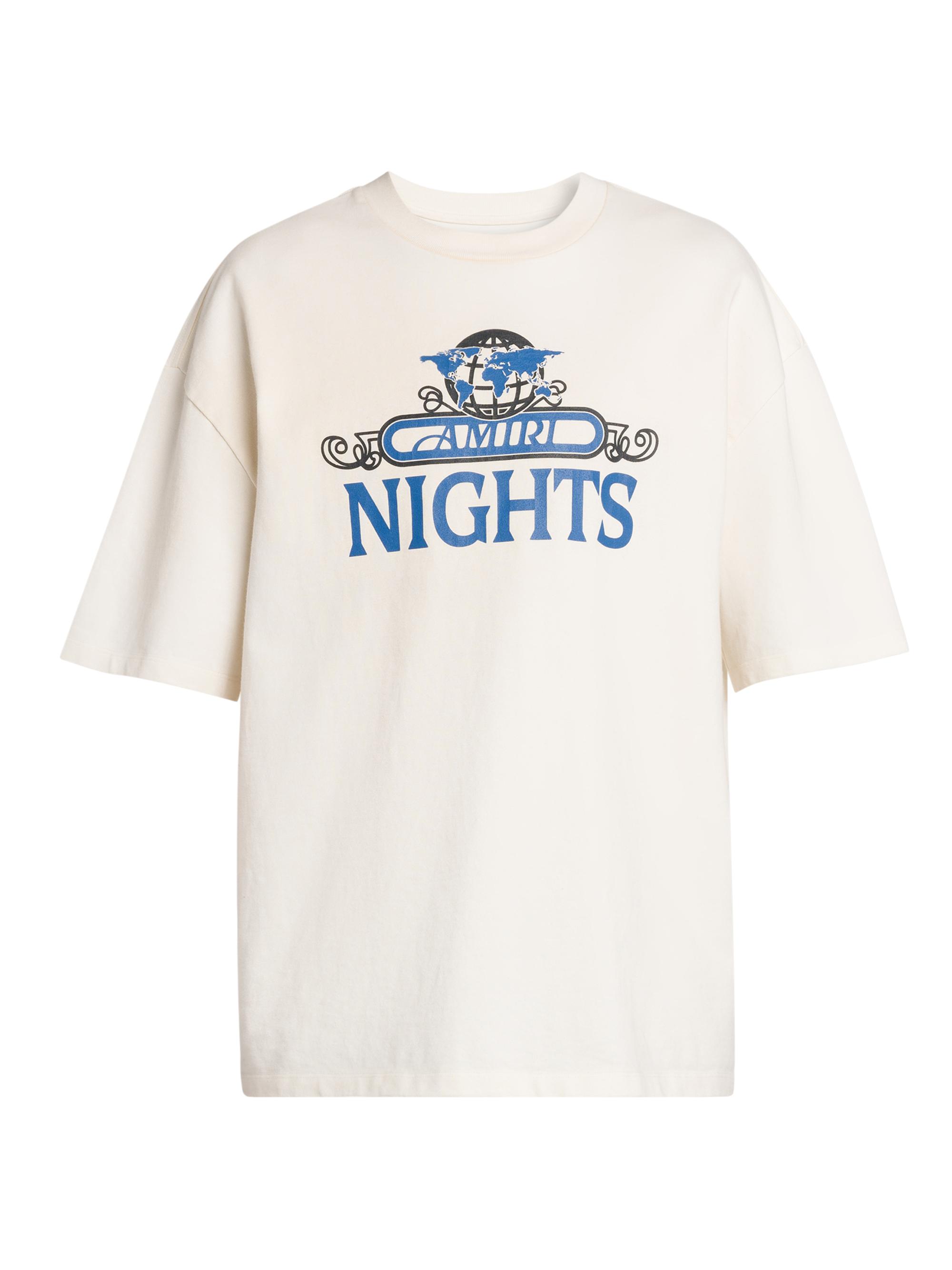 Amiri Amiri Nights Cotton Oversized Crewneck T-Shirt | Saks Fifth