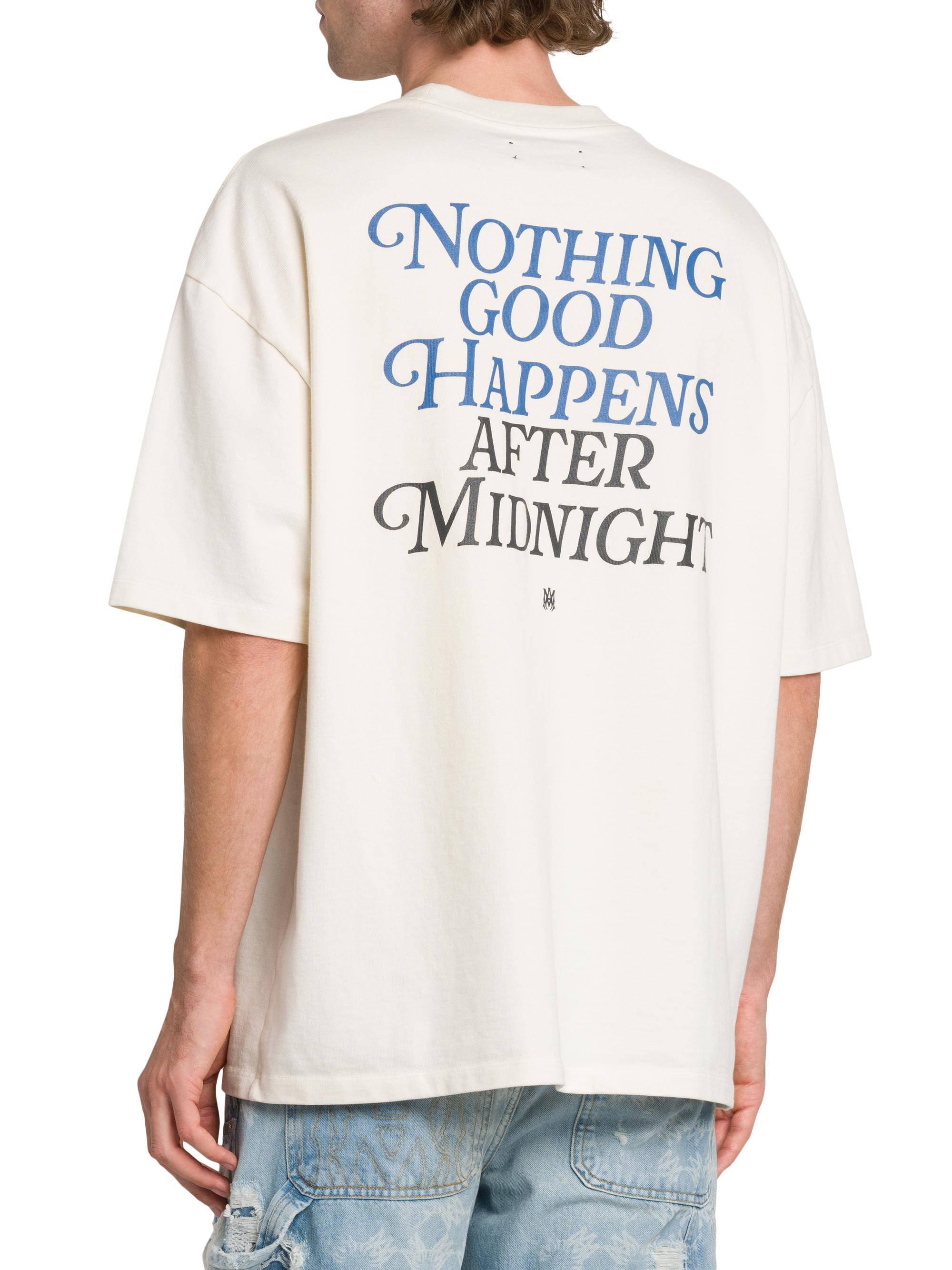 Amiri Amiri Nights Cotton Oversized Crewneck T-Shirt | Saks Fifth