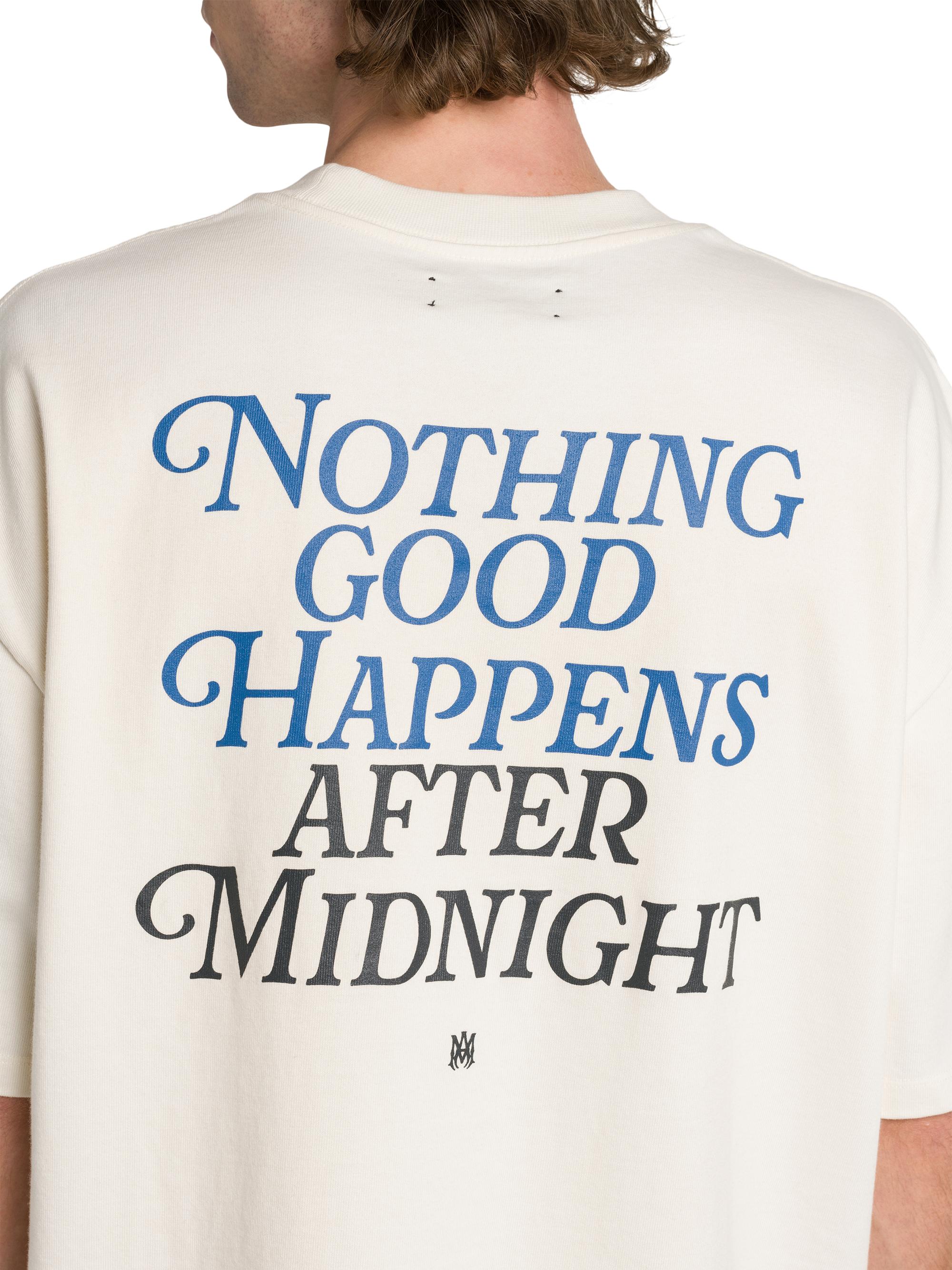 Amiri Amiri Nights Cotton Oversized Crewneck T-Shirt | Saks Fifth