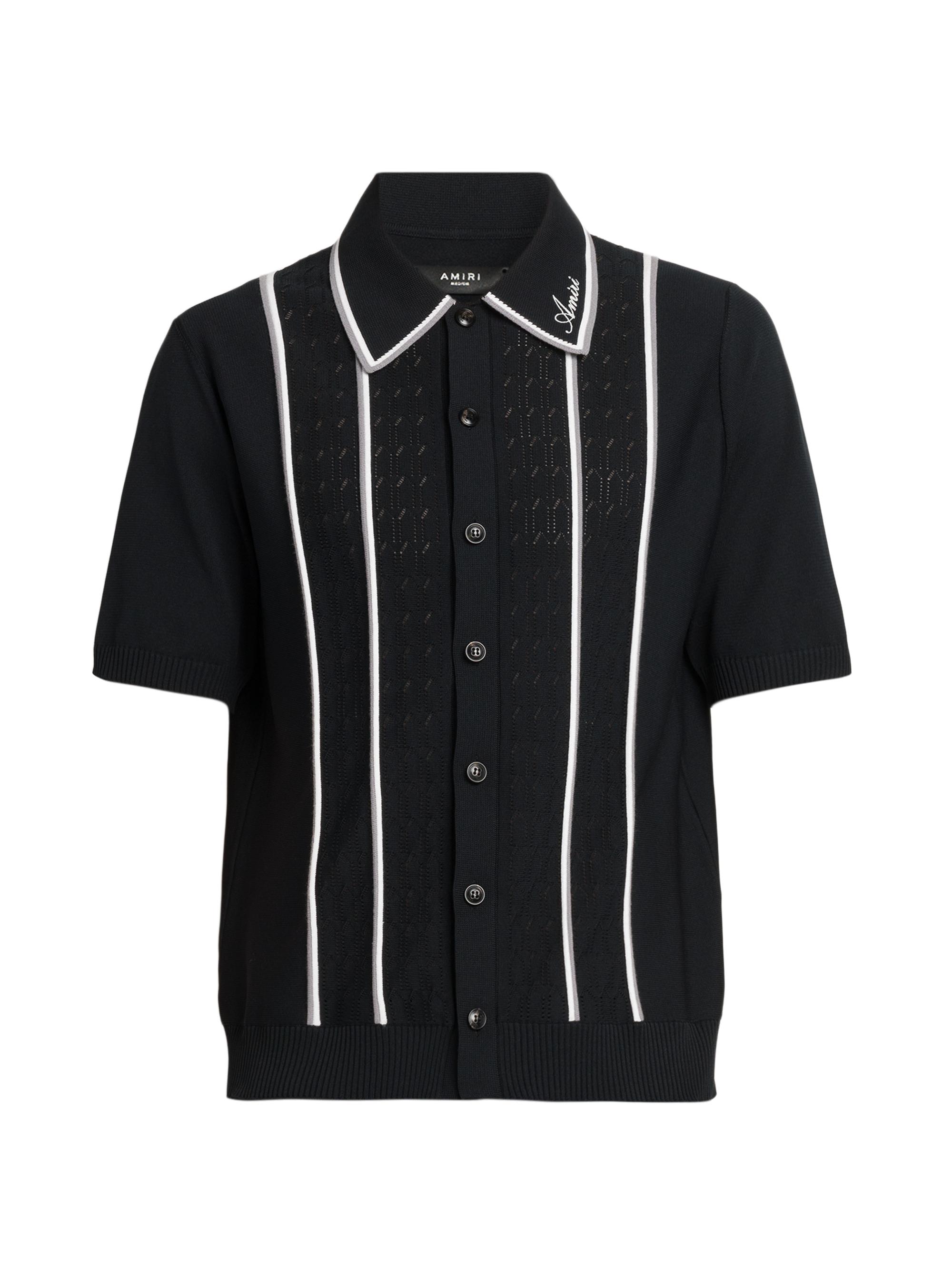 Amiri Resort Club Embroidered Short-Sleeve Shirt | Saks Fifth Avenue