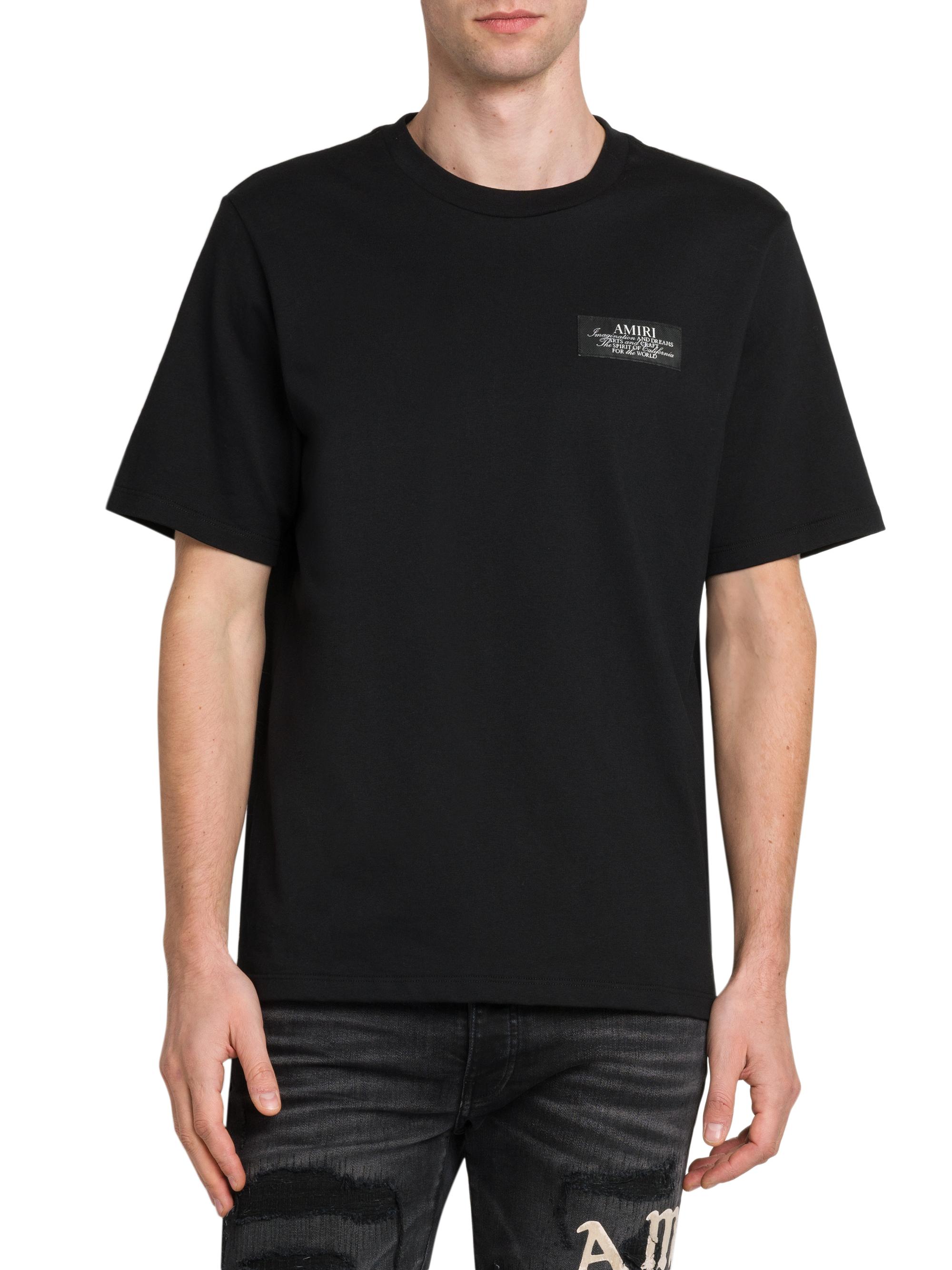 Amiri Spirit Logo Cotton Crewneck T-Shirt | Saks Fifth Avenue