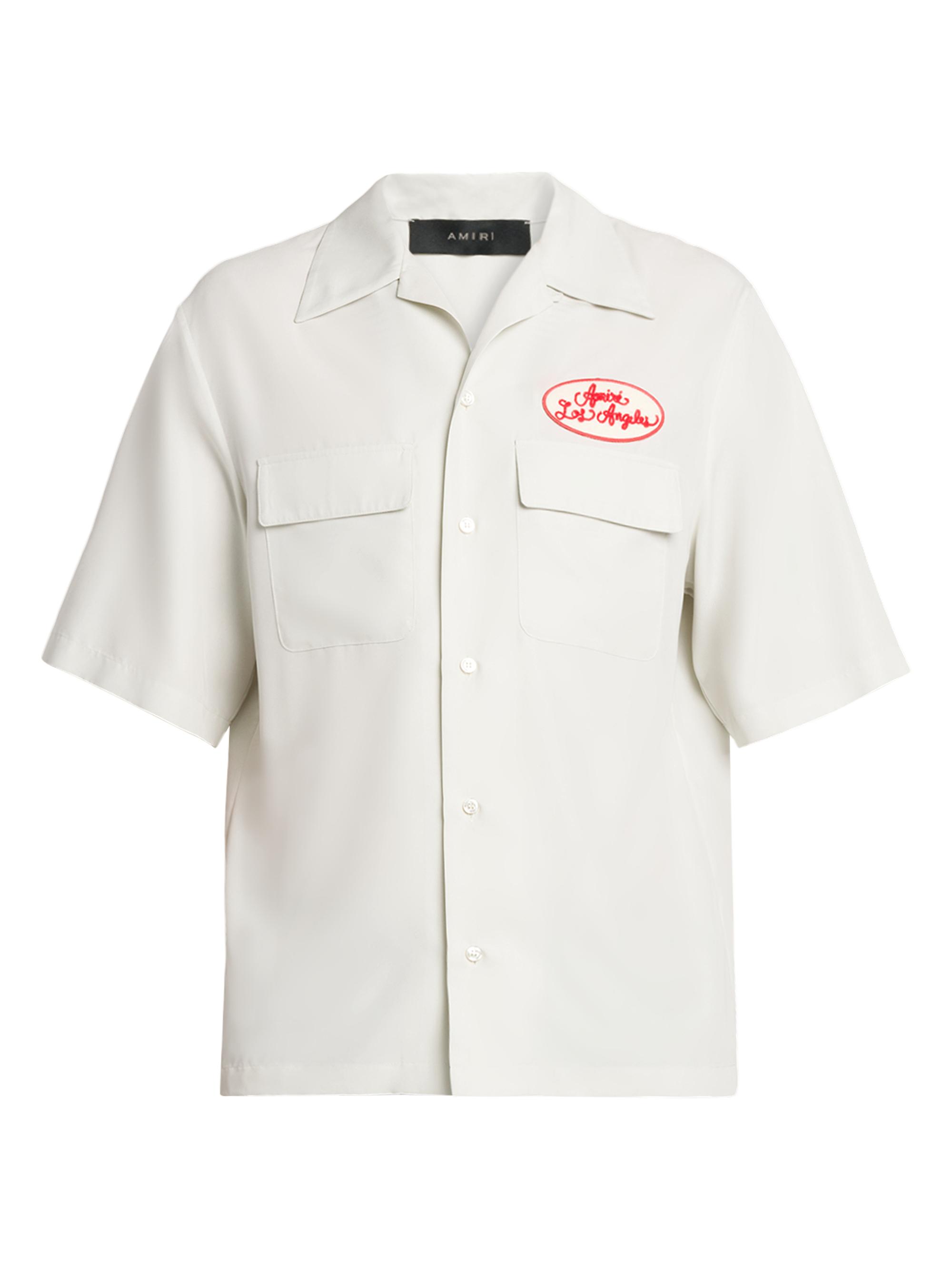 Amiri Station Patch Bowling Shirt Saks Fifth Avenue