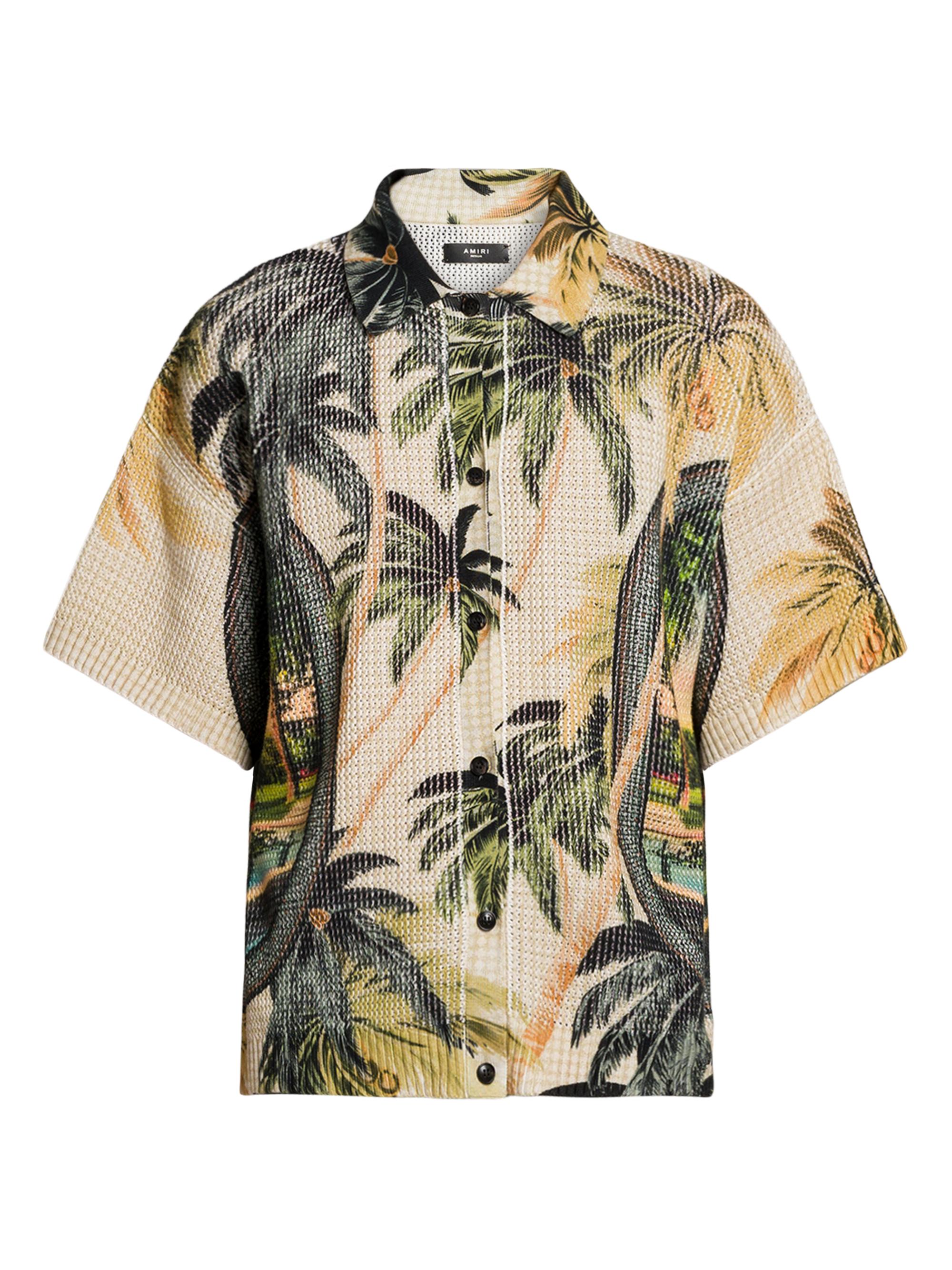Amiri Paradise Knit Bowling Shirt | Saks Fifth Avenue