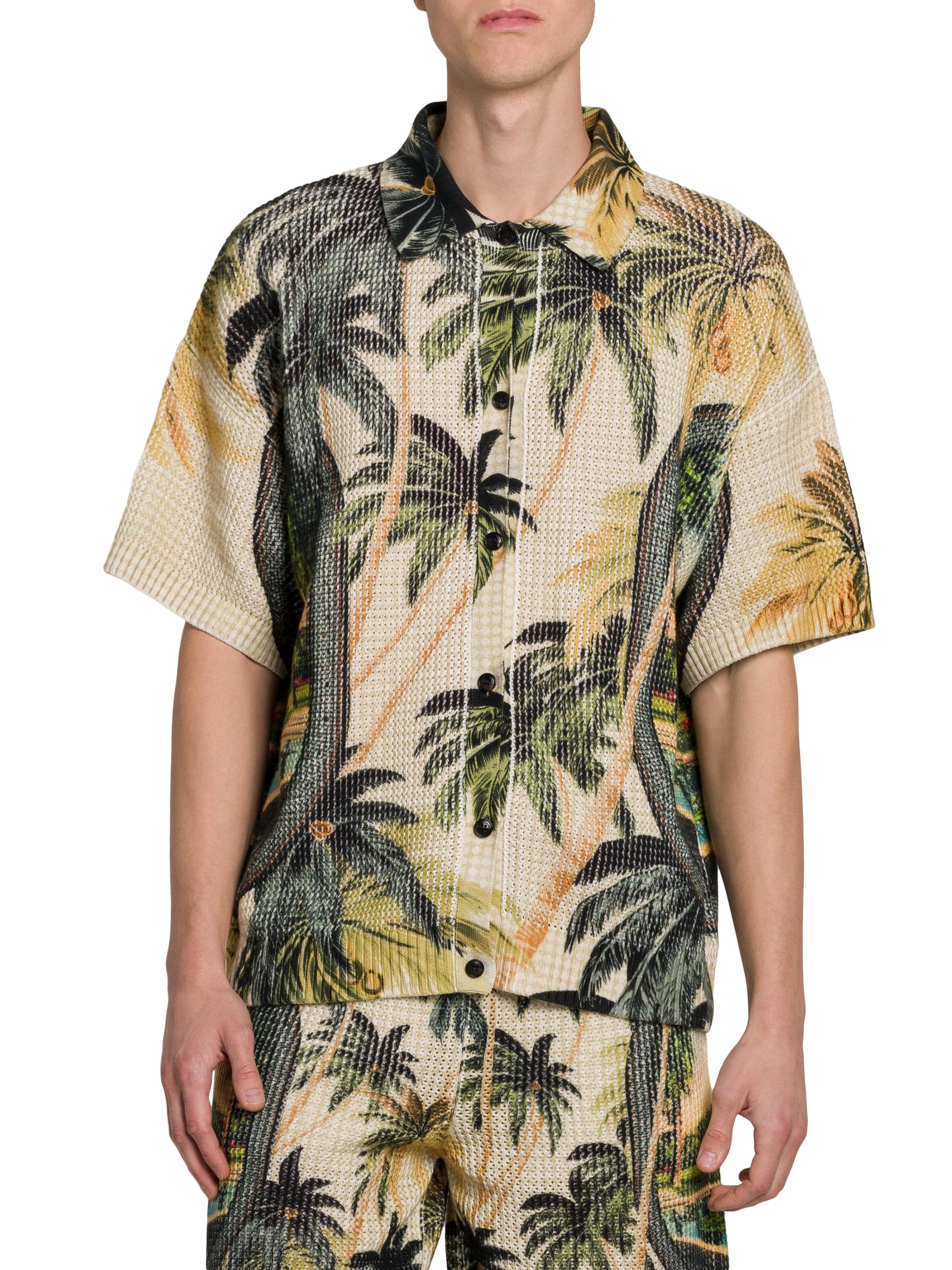 Amiri Paradise Knit Bowling Shirt | Saks Fifth Avenue