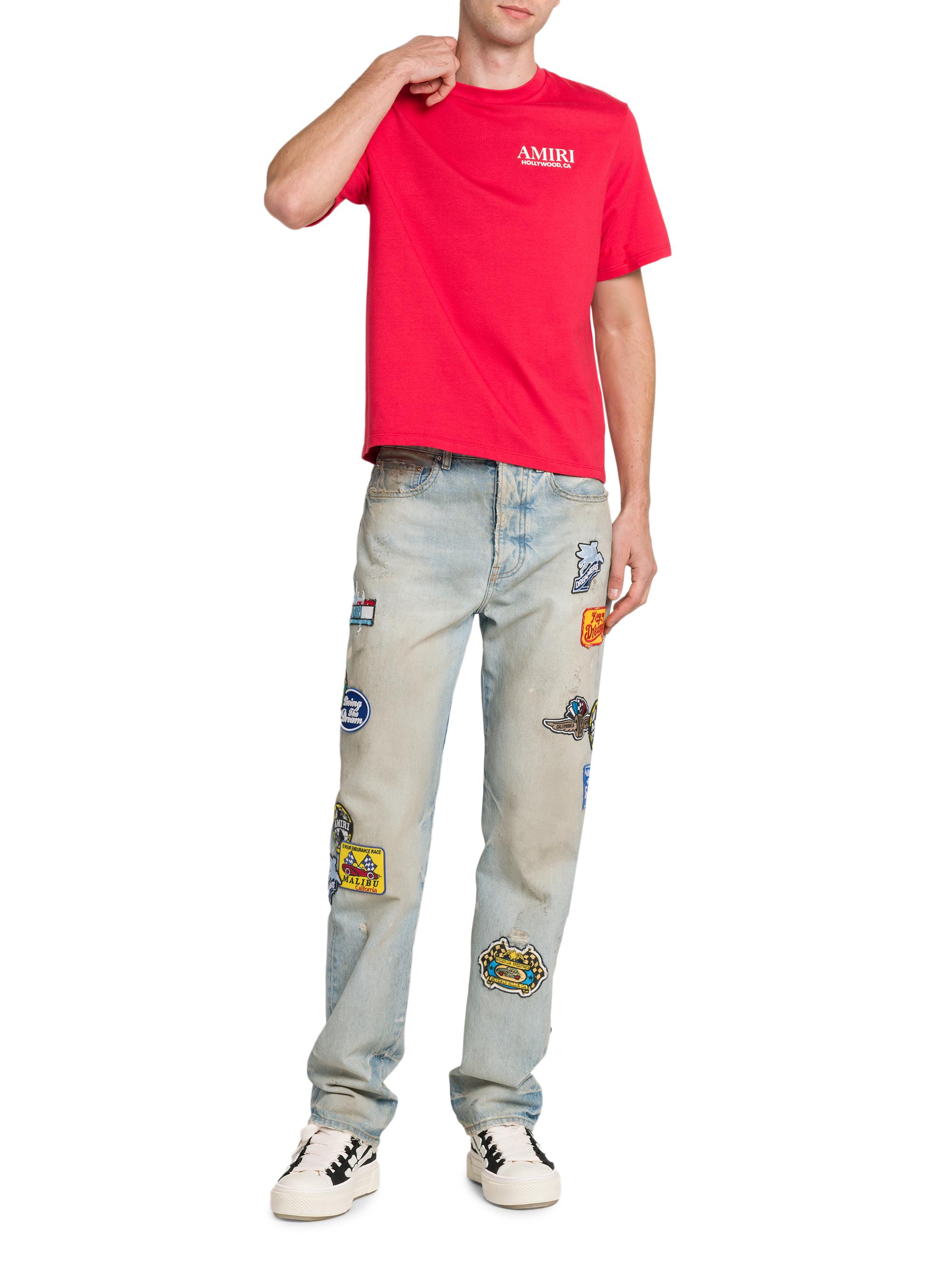 Amiri Bones Stacked Cotton Crewneck T-Shirt | Saks Fifth Avenue