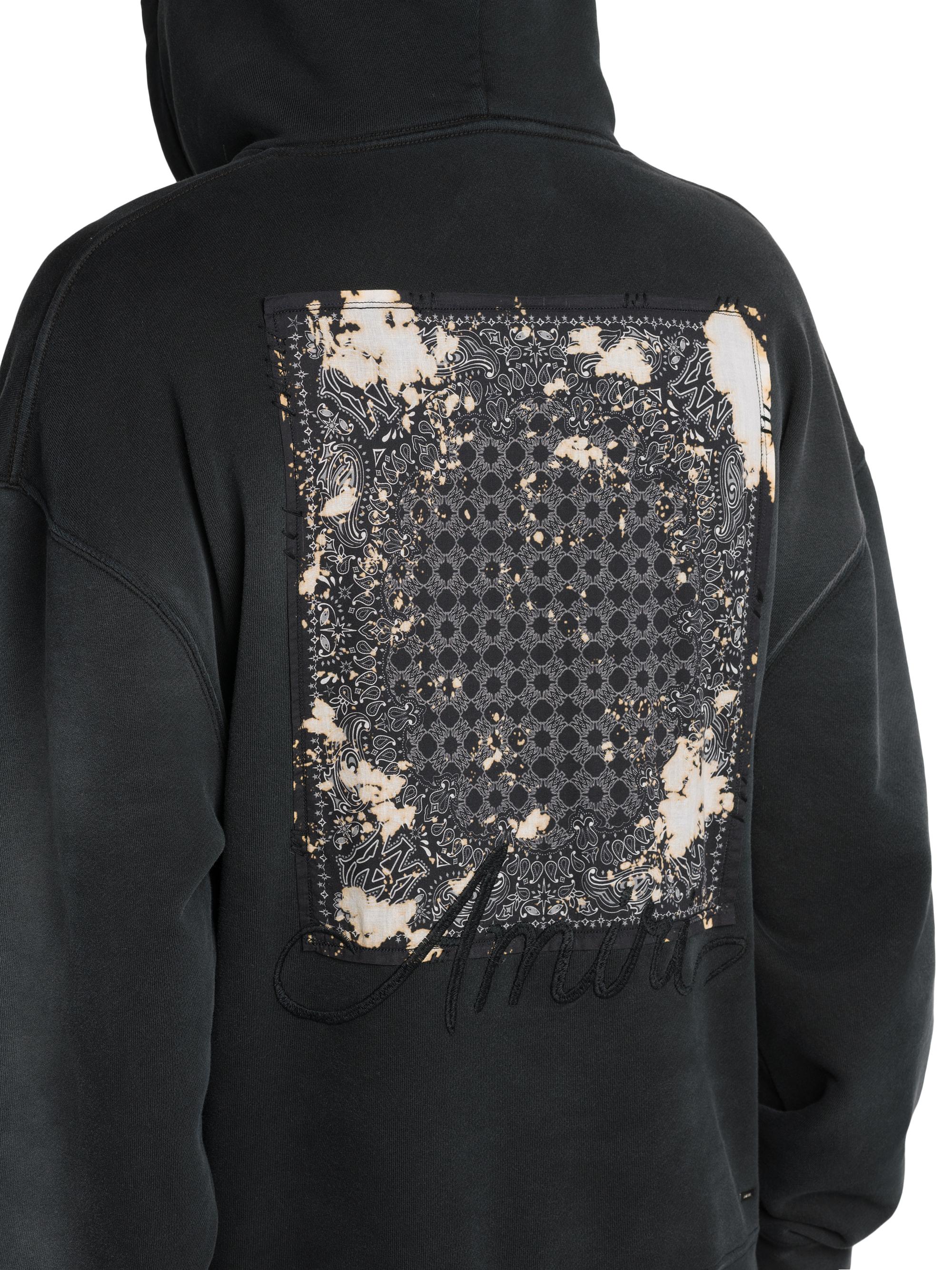 Amiri Bleach Bandana Cotton Oversized Hoodie | Saks Fifth Avenue