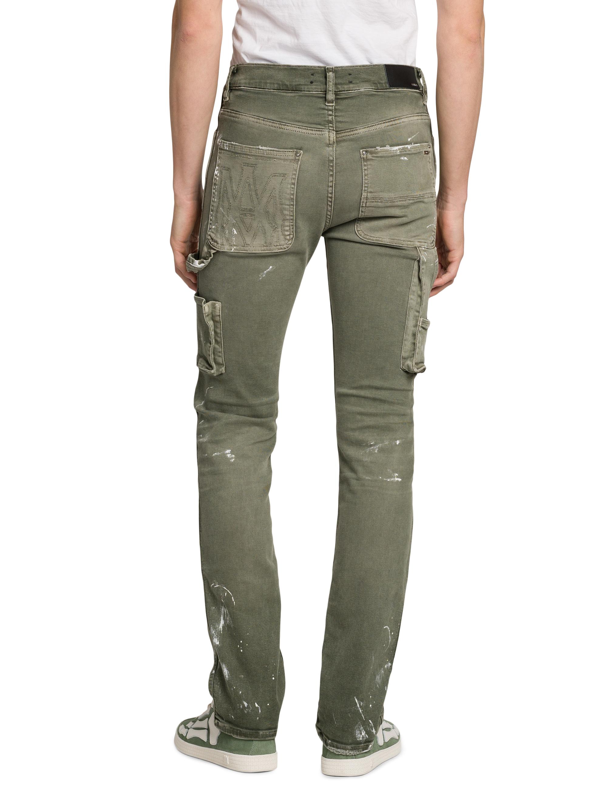 Amiri Army Painted Logo Slim-Fit Jeans | Saks Fifth Avenue