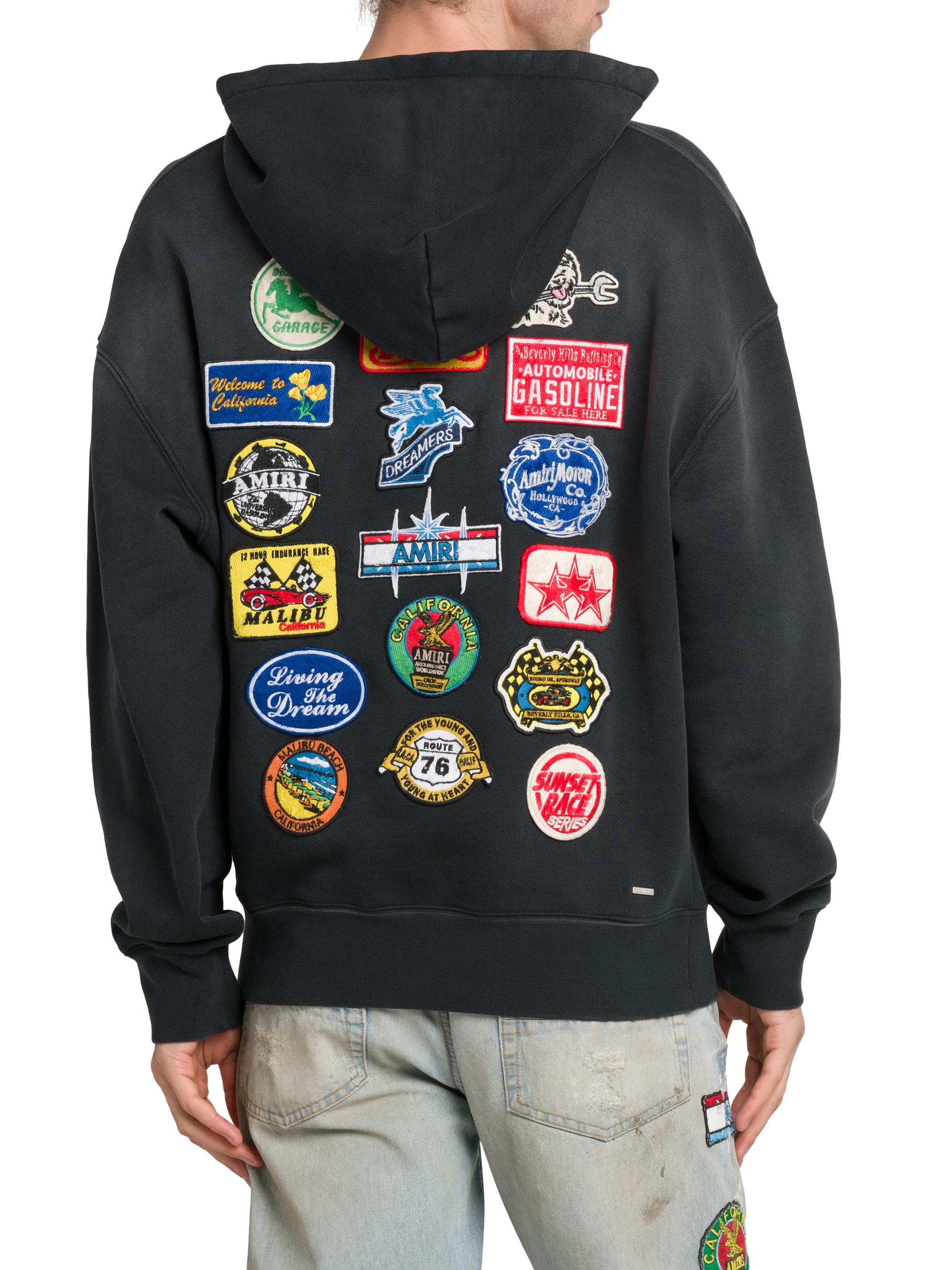 Amiri Station Patch Cotton Oversized Hoodie | Saks Fifth Avenue