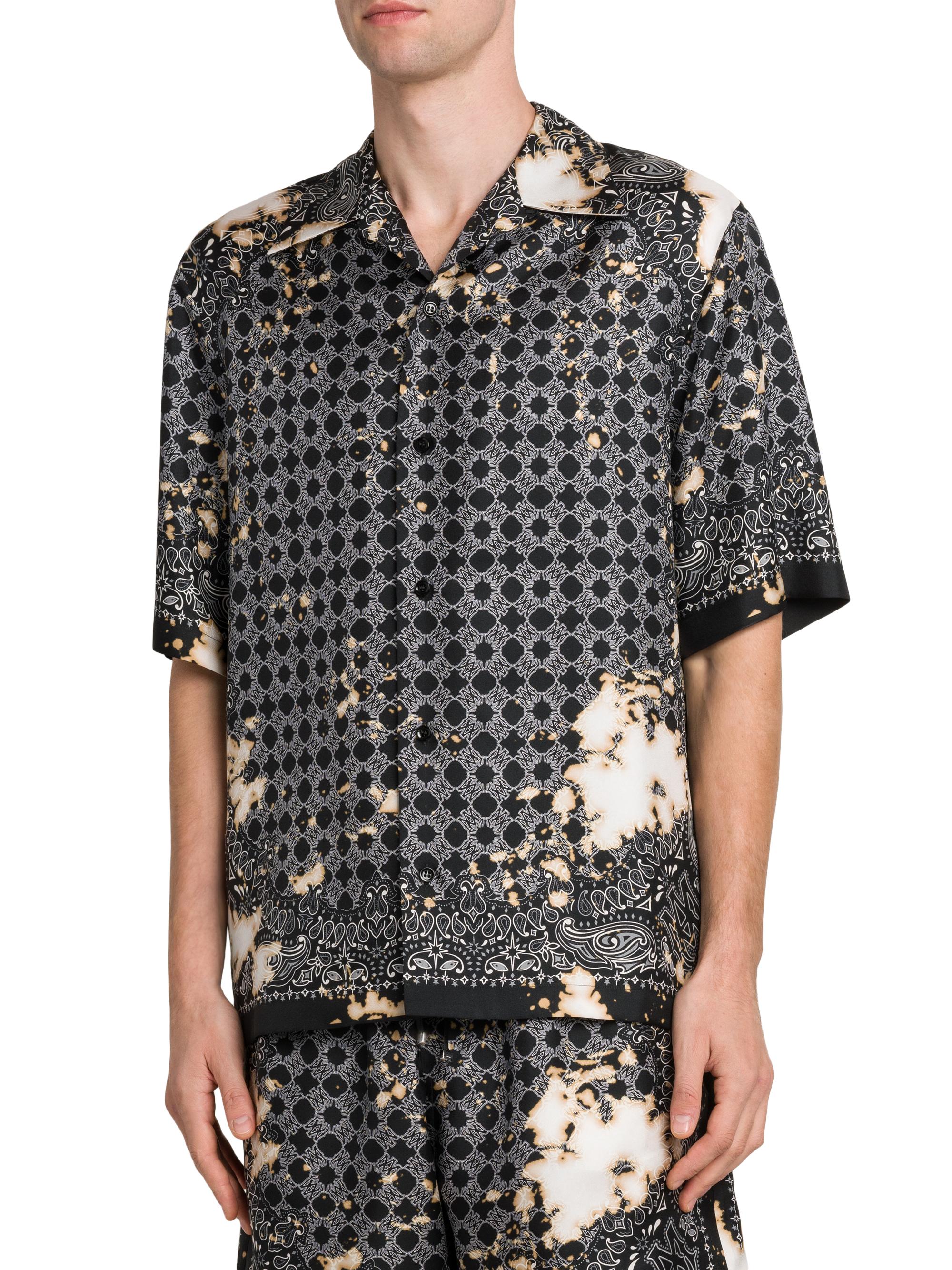 Amiri Bleach Bandana Bowling Shirt | Saks Fifth Avenue