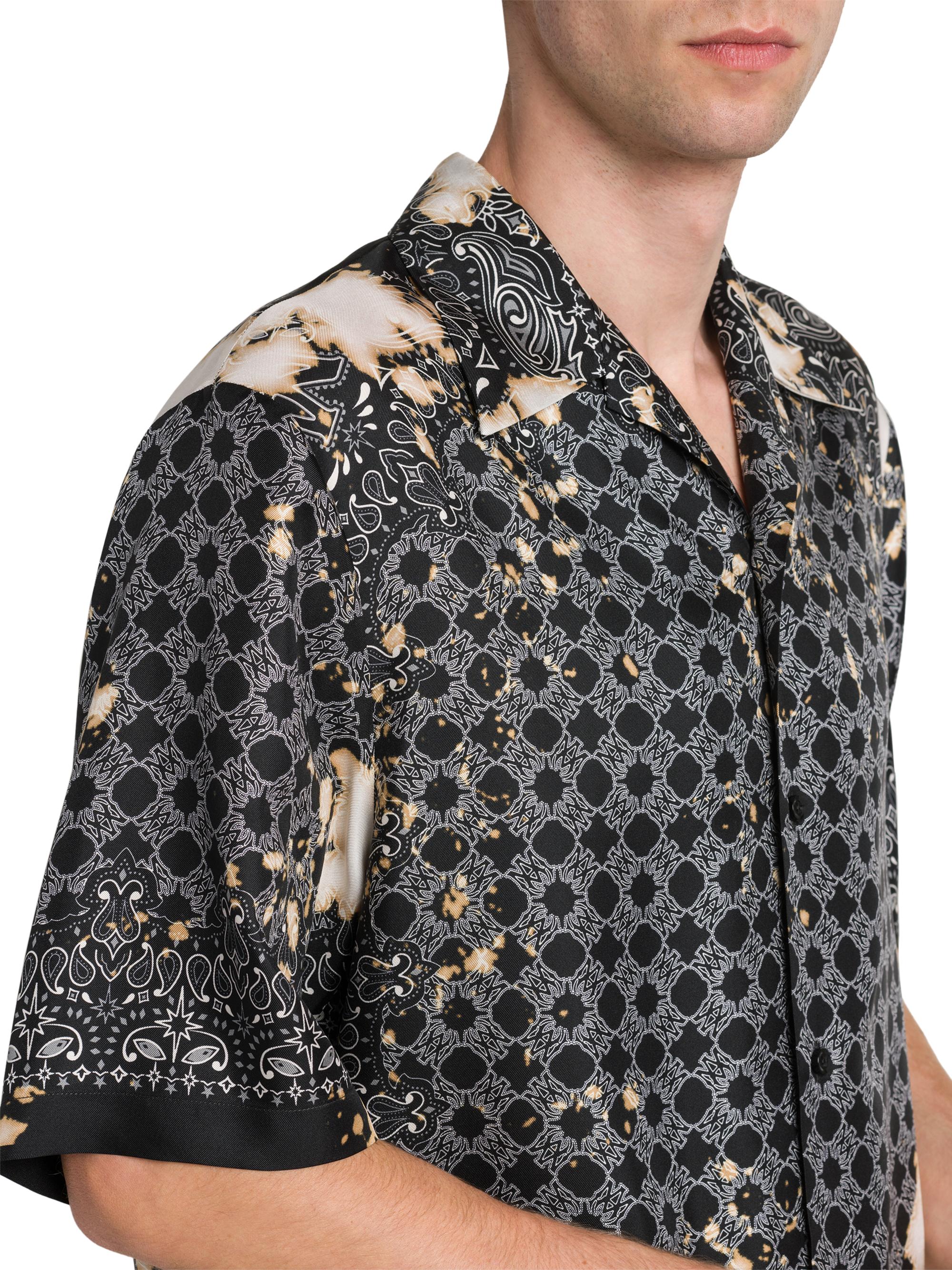 Amiri Bleach Bandana Bowling Shirt | Saks Fifth Avenue