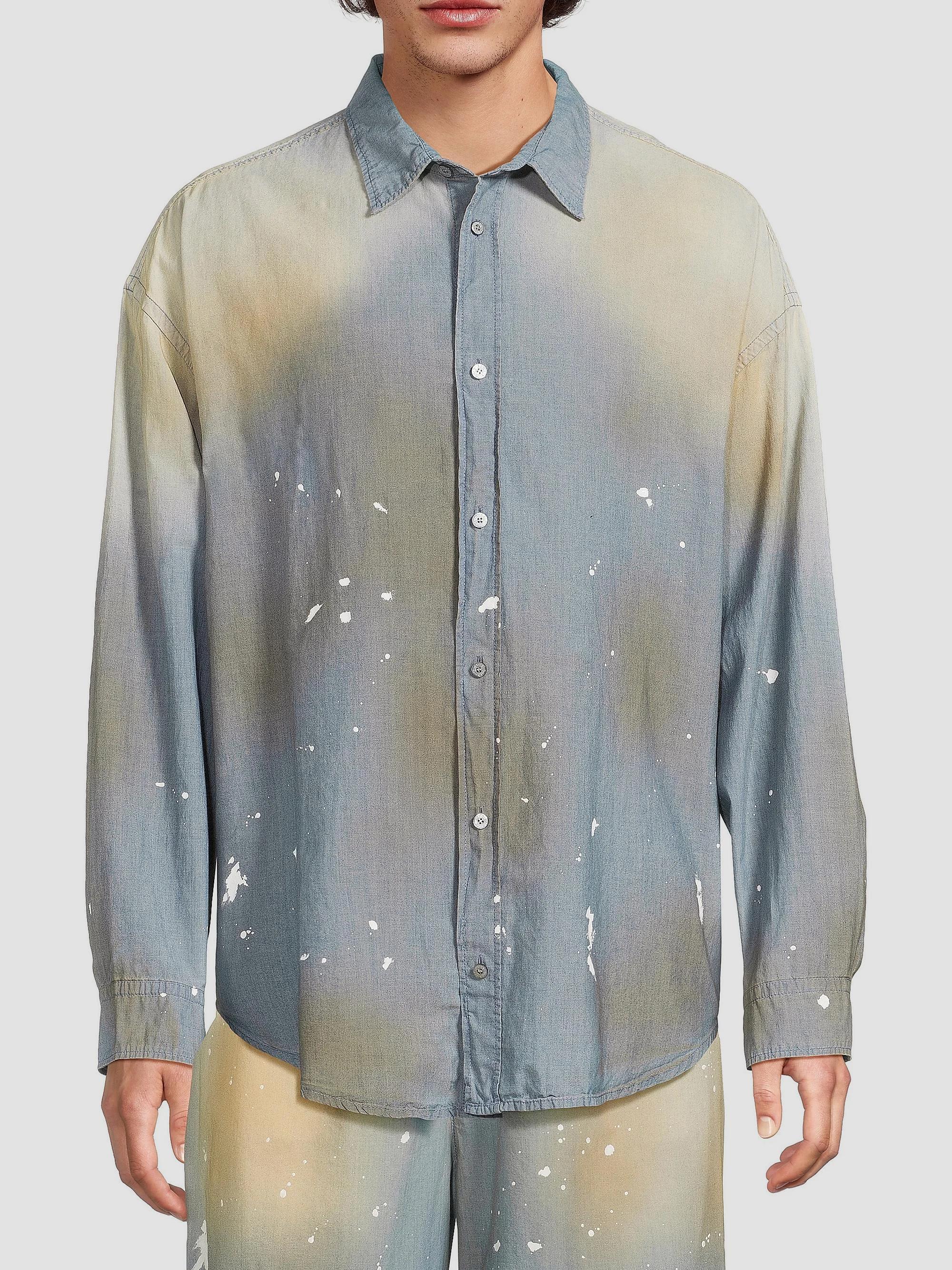 Acne Studios Setar Cotton Chambray Button-Front Shirt | Saks Fifth