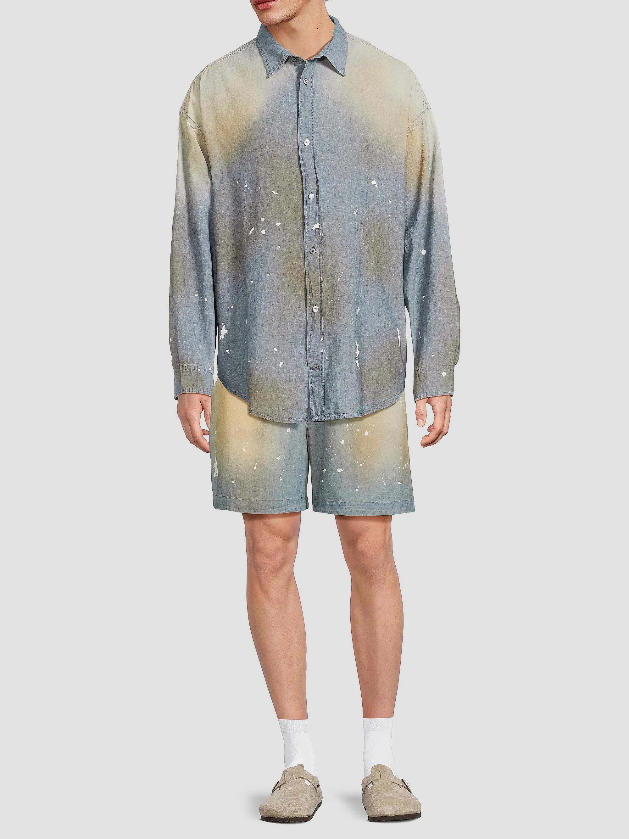 Acne Studios Setar Cotton Chambray Button-Front Shirt | Saks Fifth