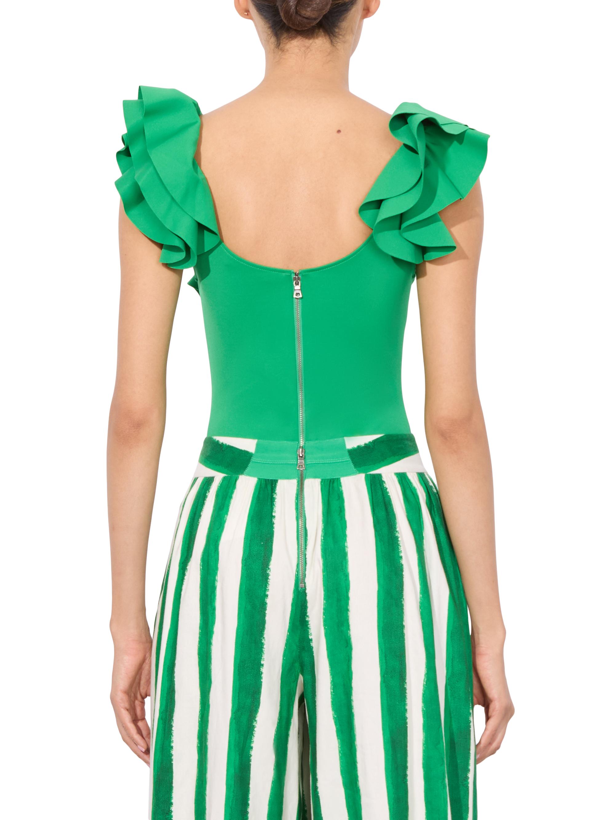 【未使用タグ付】alice+olivia フリルワンピsize39 ak124 未使用タグ付】alice+olivia フリルワンピsize39 ak124